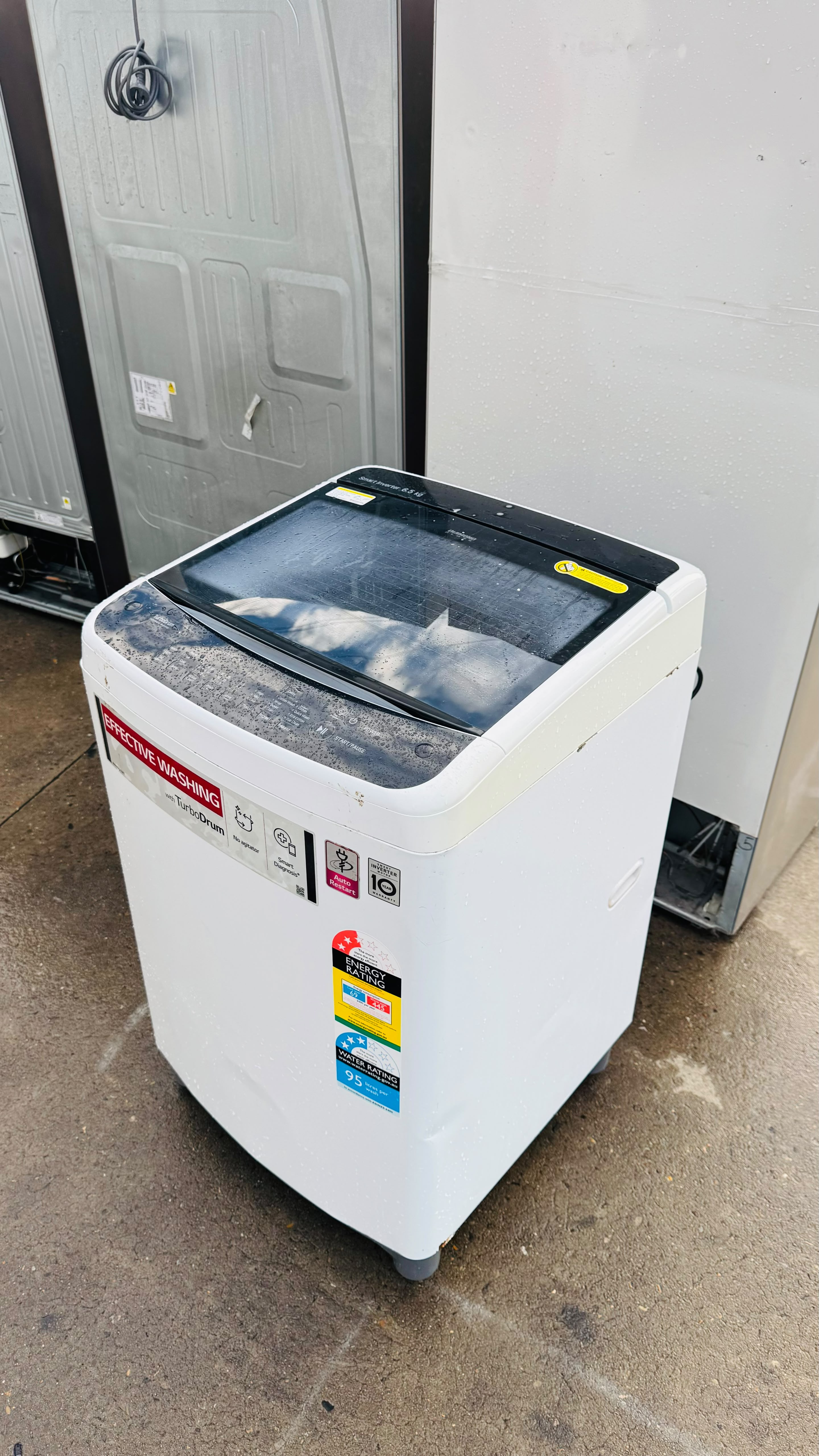 LG 6.5KGS TOP LOADER WASHING MACHINE