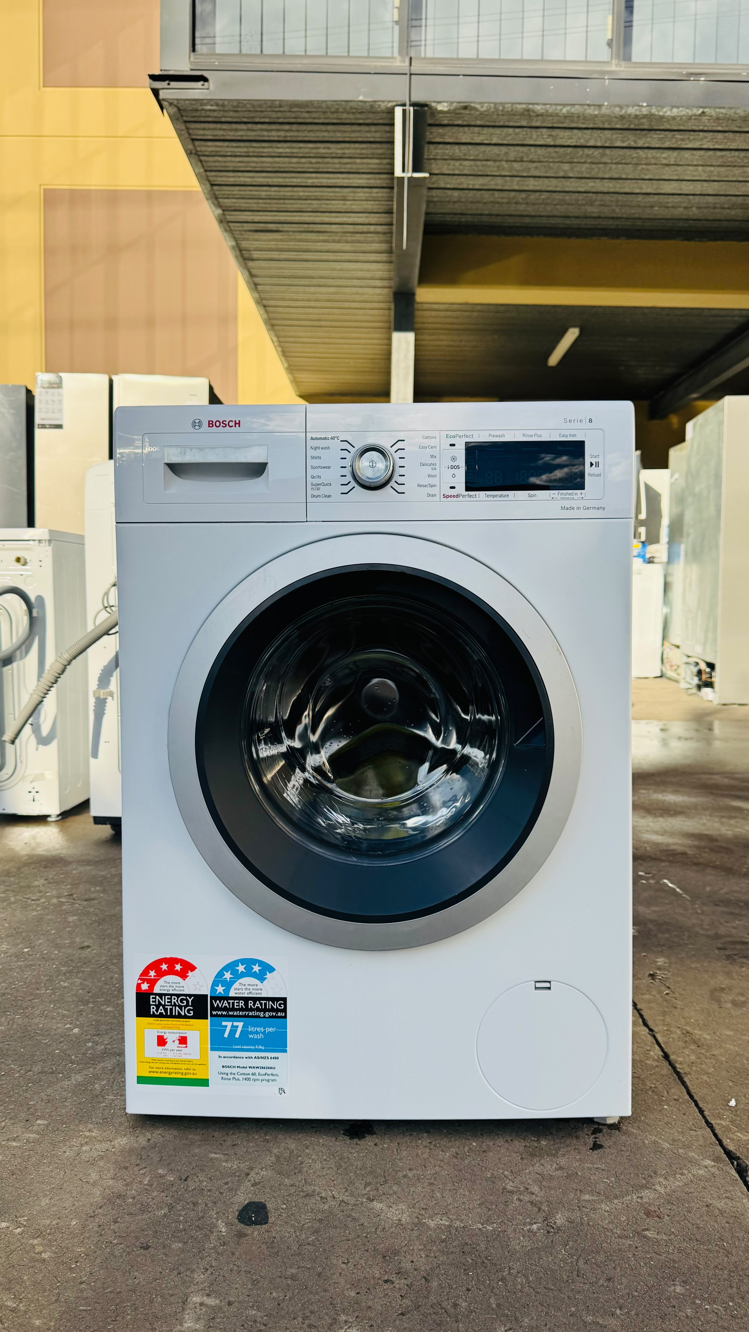 BOSCH 9KGS FRONT LOADER WASHING MACHINE
