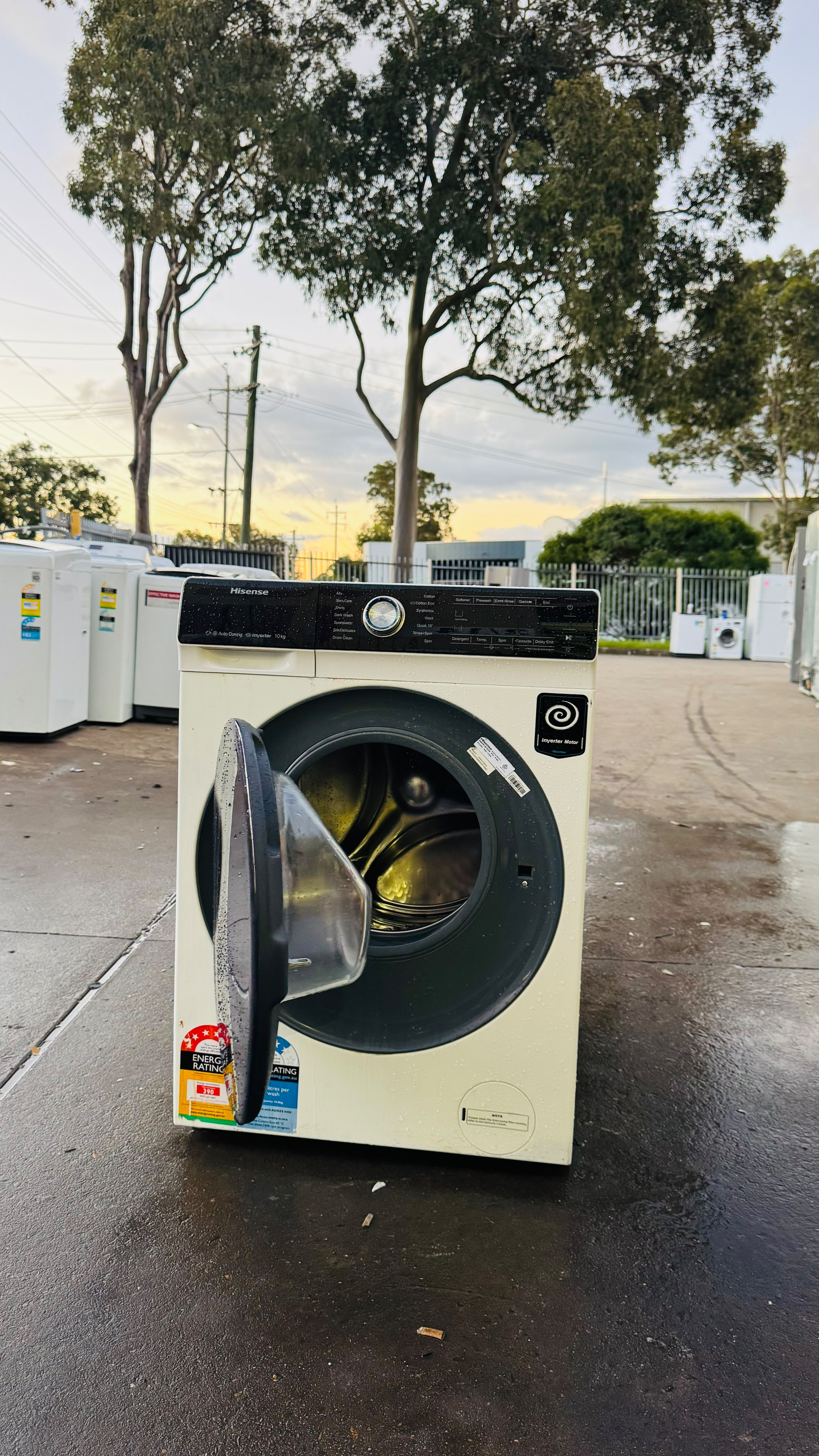 HISENSE 10KGS FRONT LOADER WASHING MACHINE