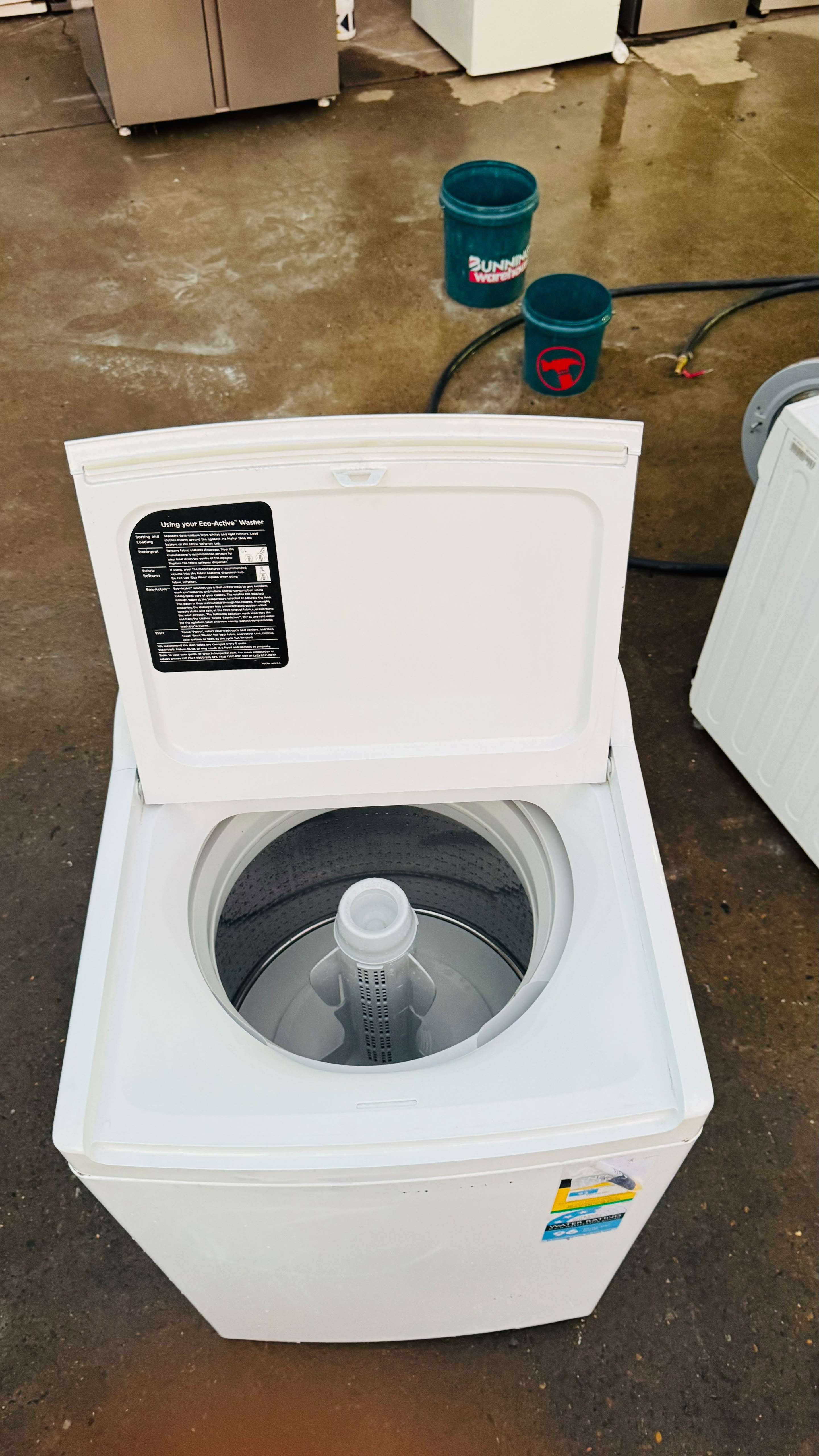 FISHER AND PAYKEL 8.5KGS TOP LOADER WASHING MACHINE