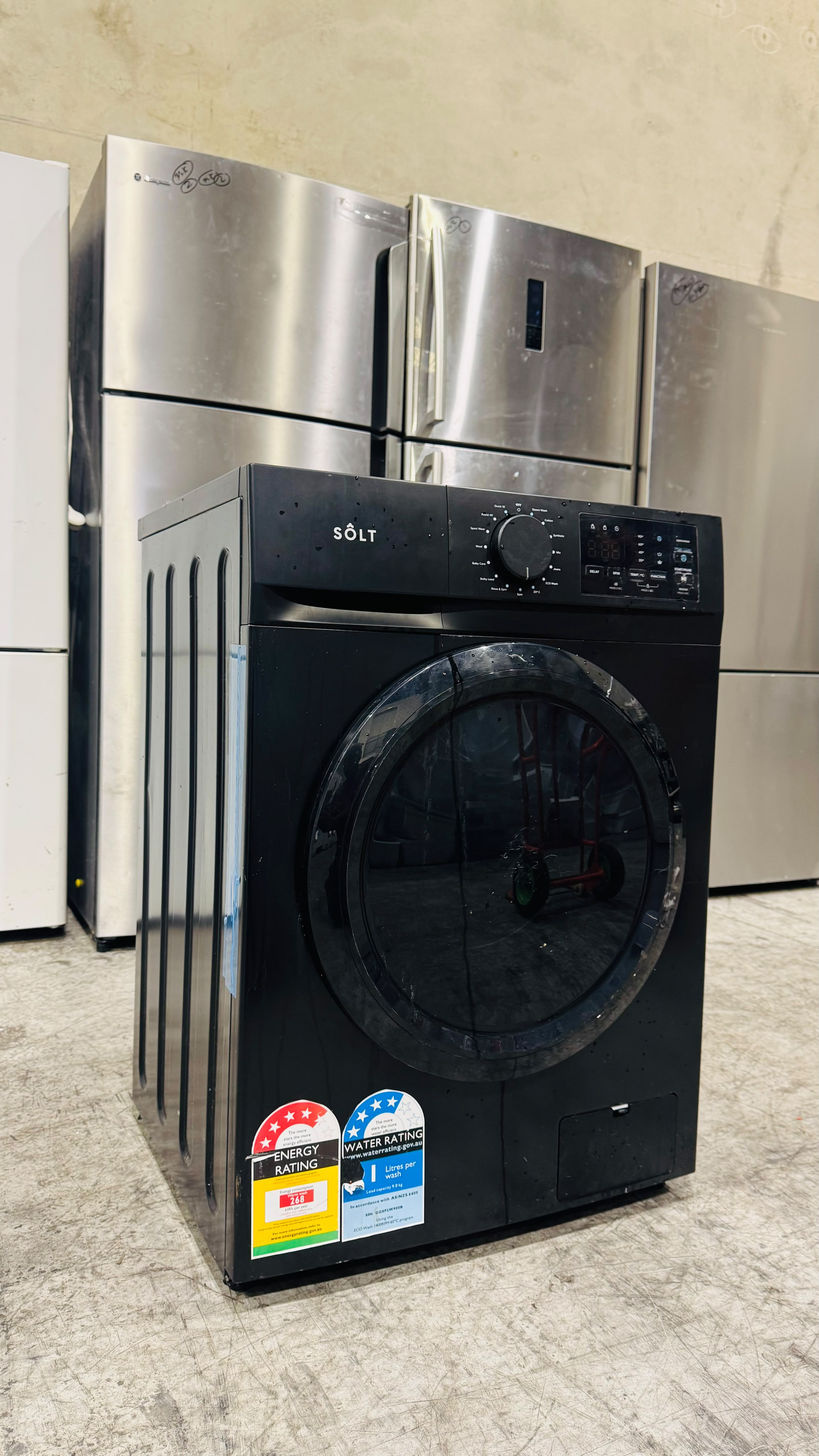 SOLT 9KGS FRONT LOADER WASHING MACHINE