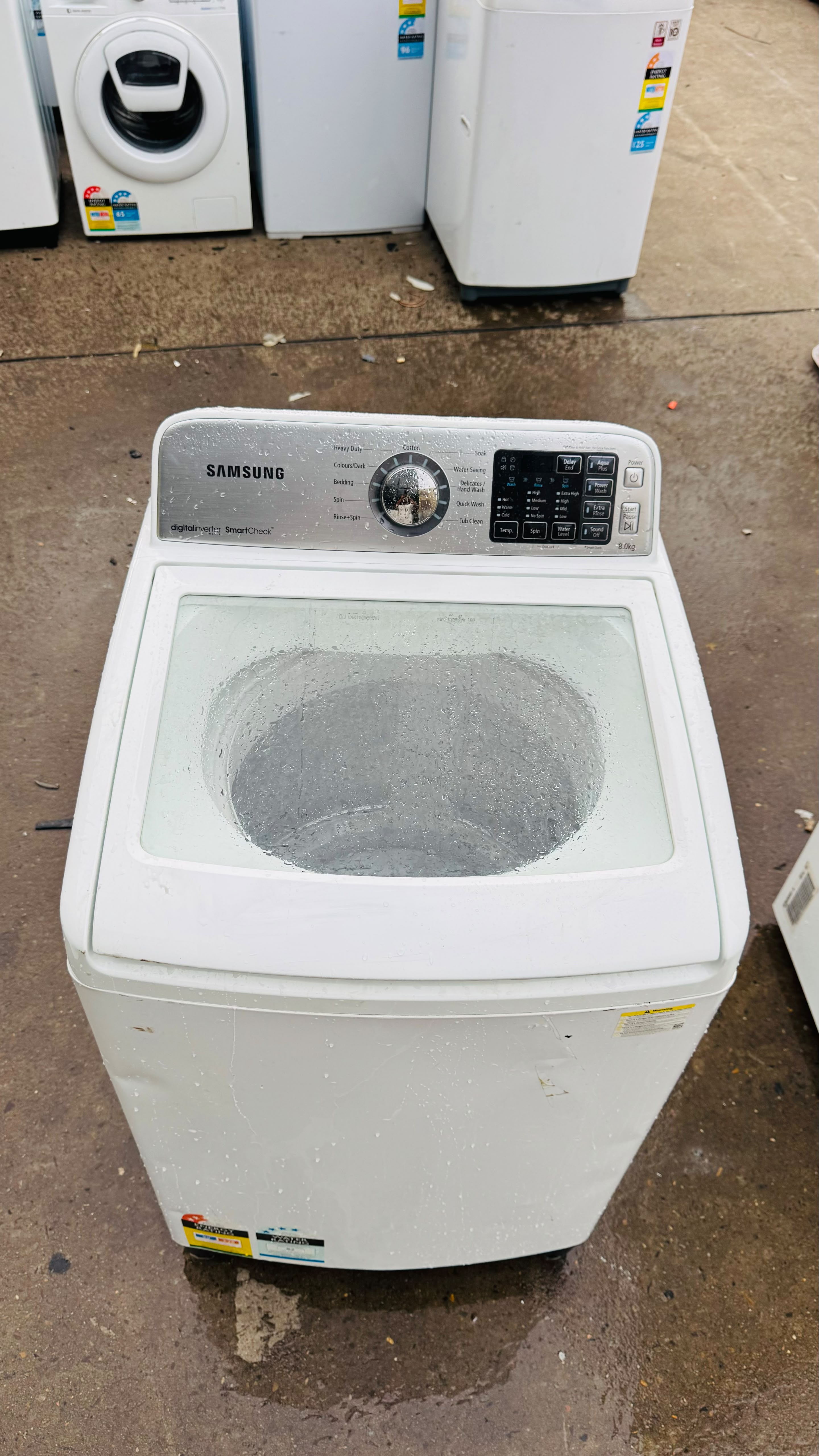 SAMSUNG 8KGS TOP LOADER WASHING MACHINE