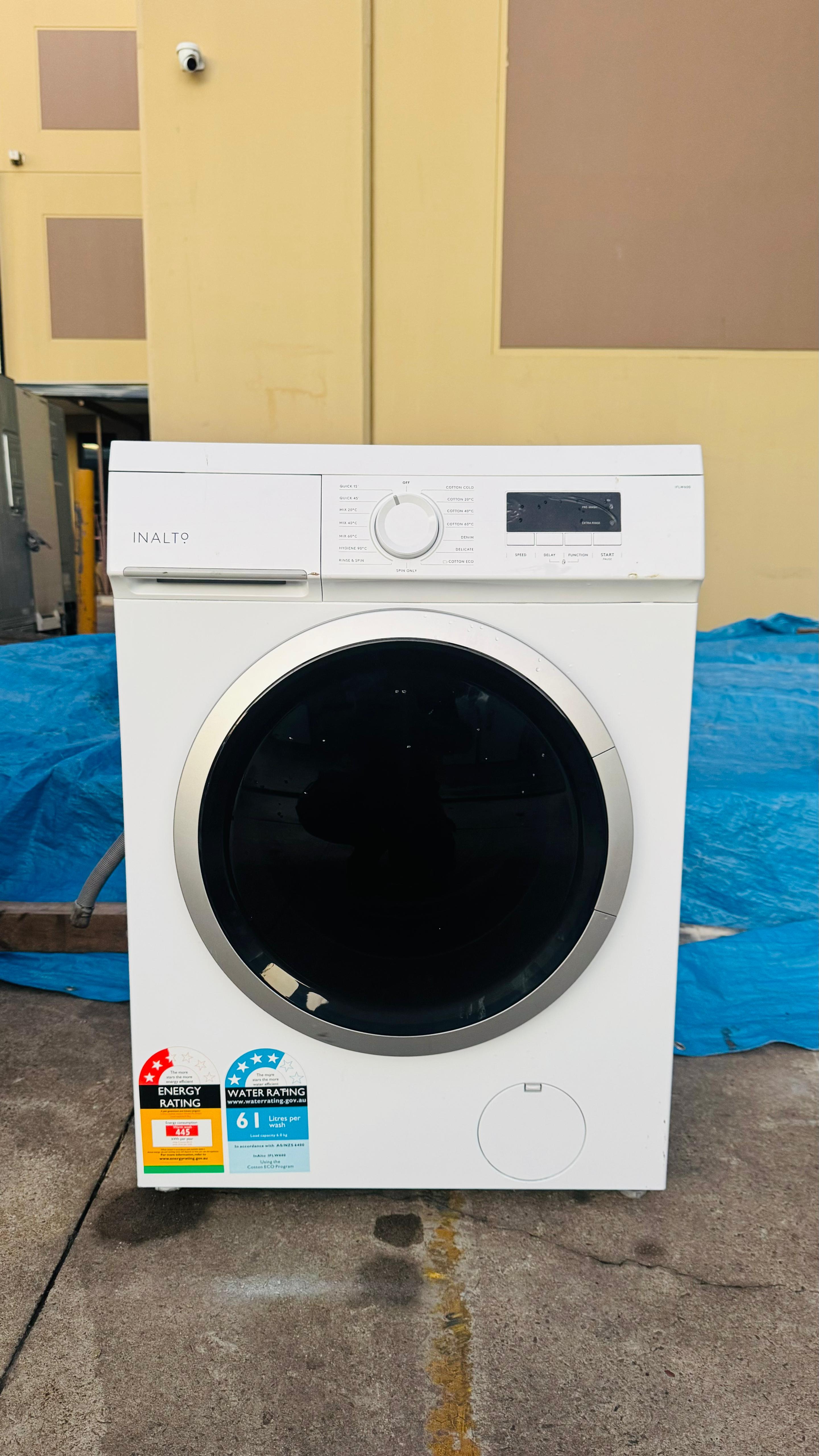 INALTO 6KGS FRONT LOADER WASHING MACHINE