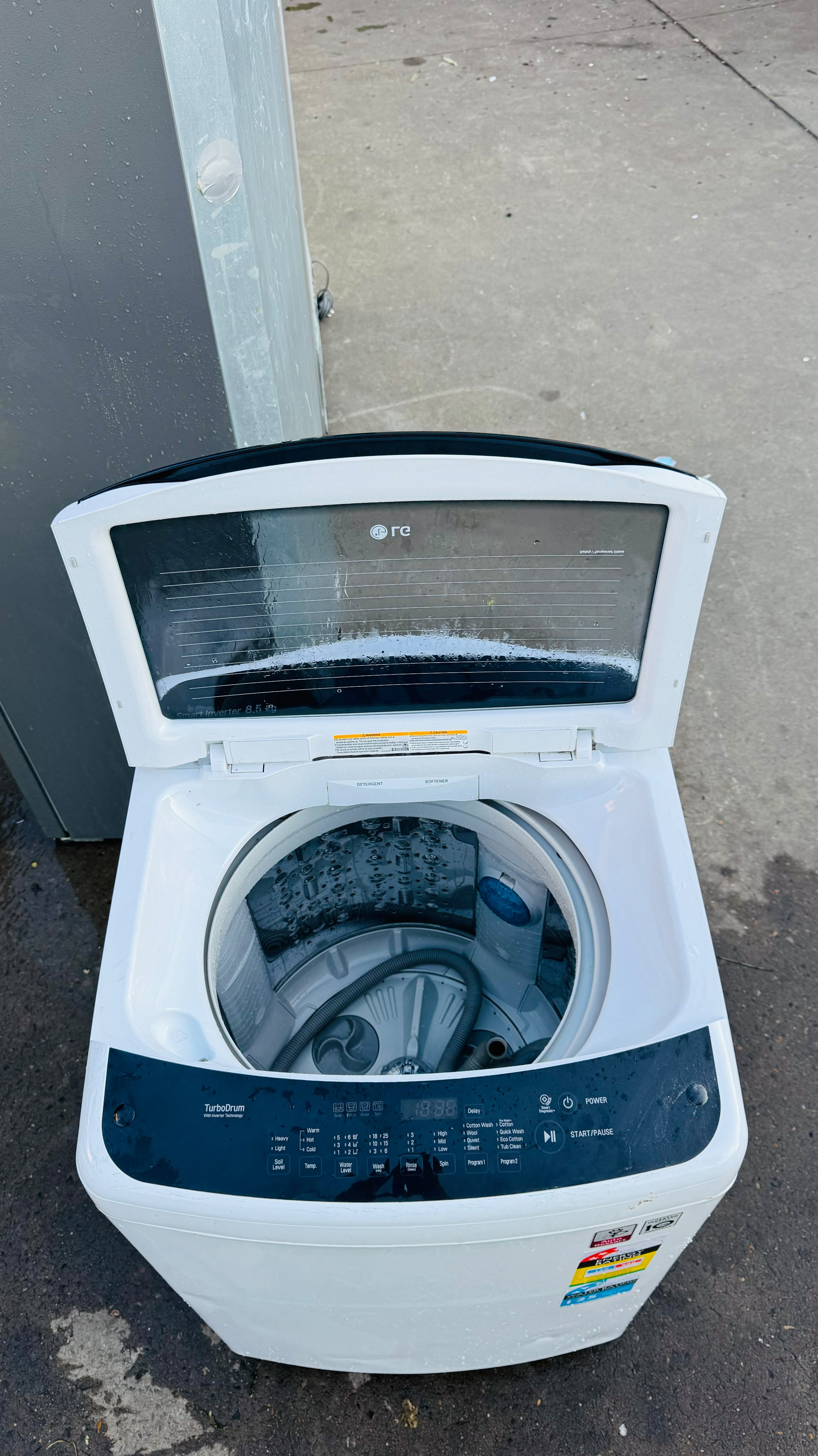LG 8.5KGS TOP LOADER WASHING MACHINE