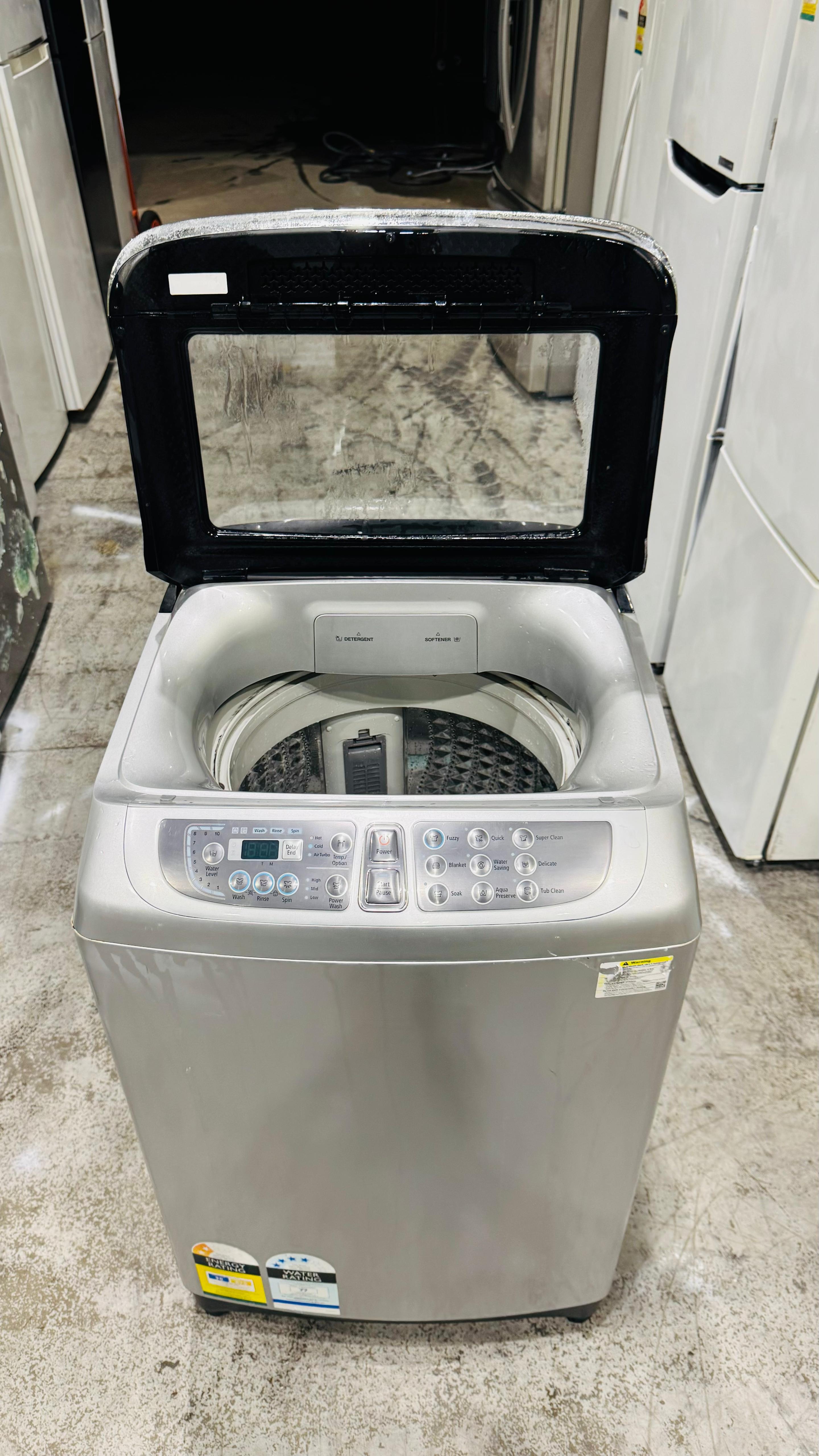 SAMSUNG 7.5KGS TOP LOADER WASHING MACHINE