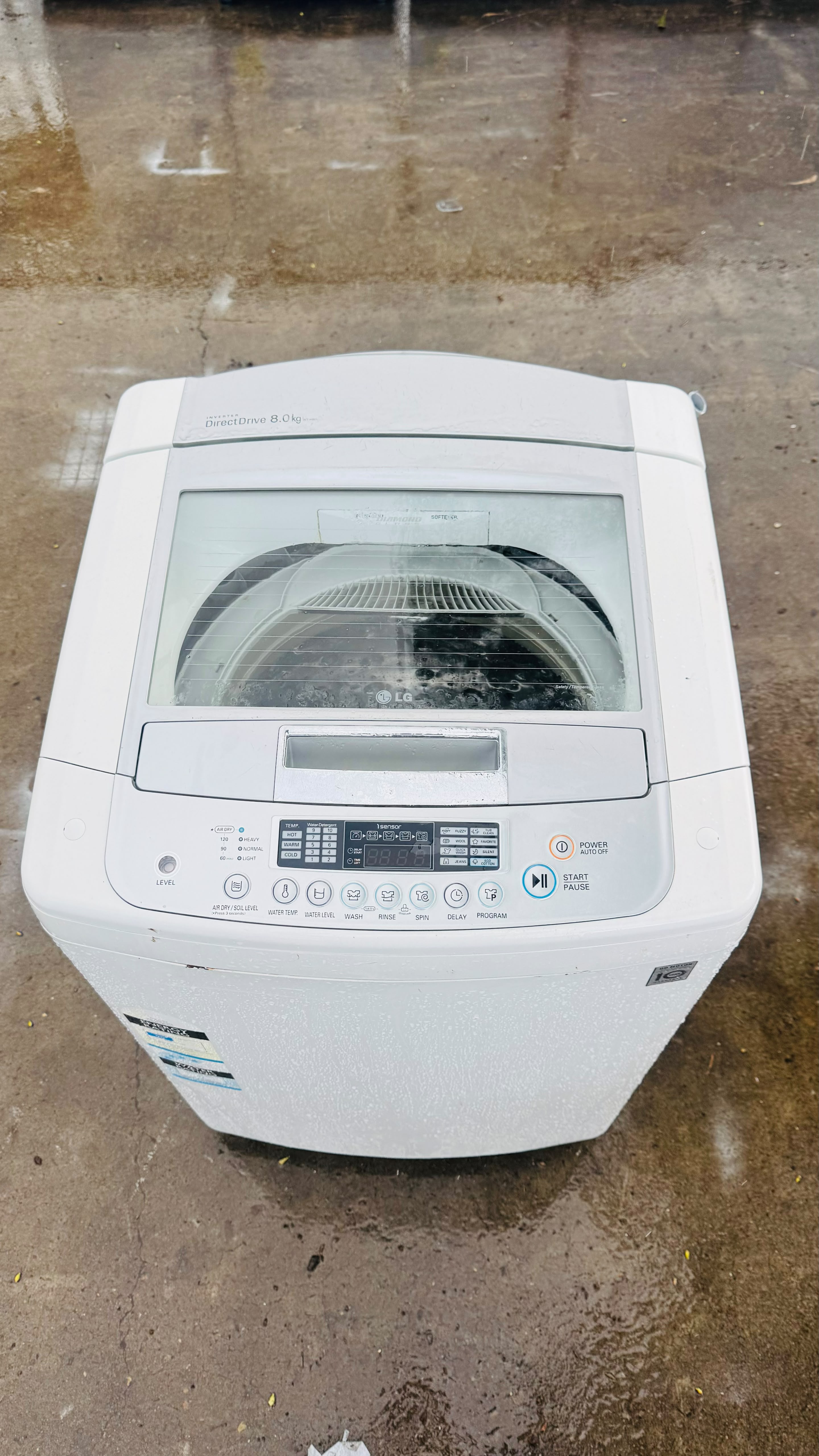 LG 8KGS TOP LOADER WASHING MACHINE