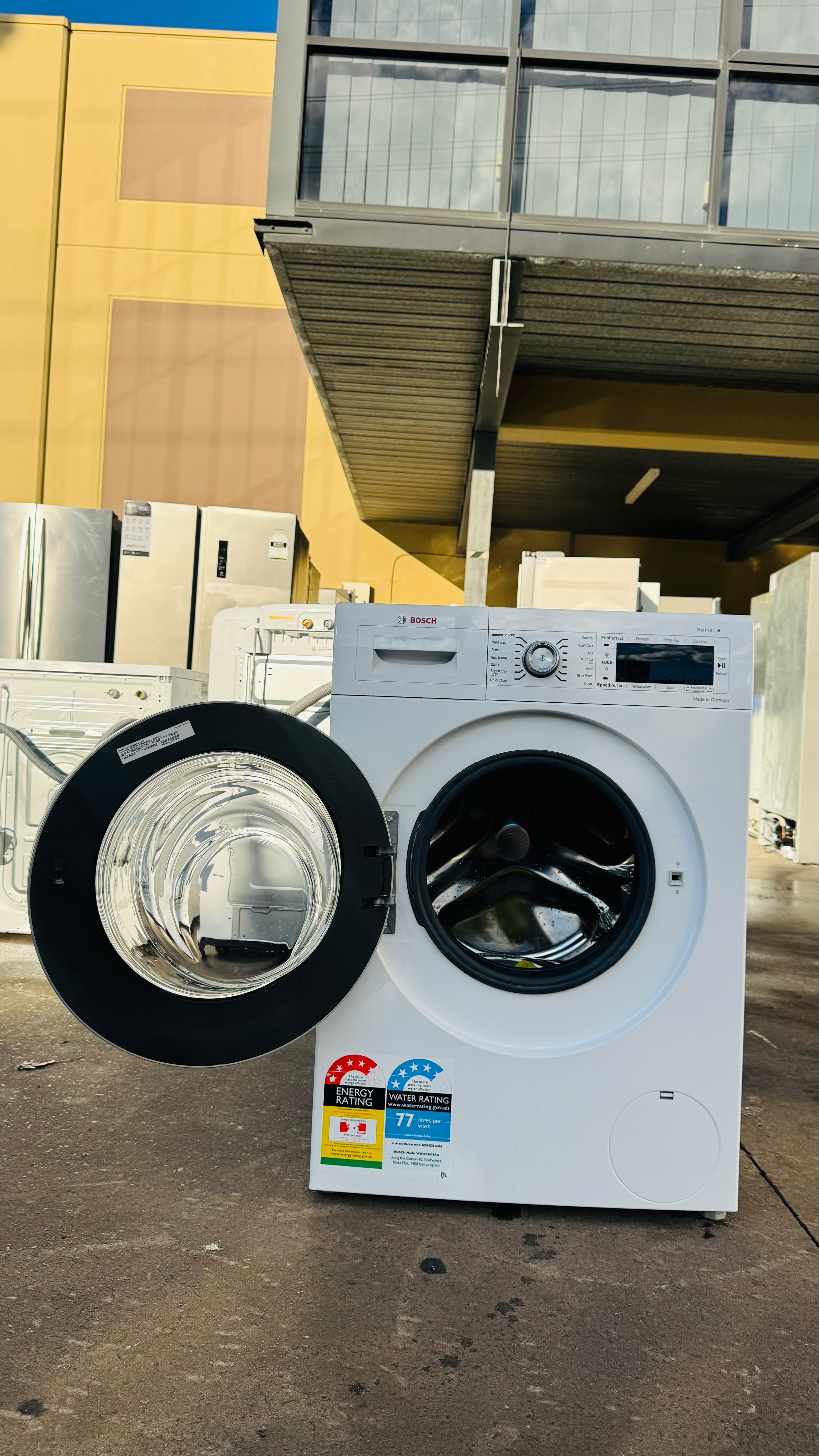 BOSCH 9KGS FRONT LOADER WASHING MACHINE
