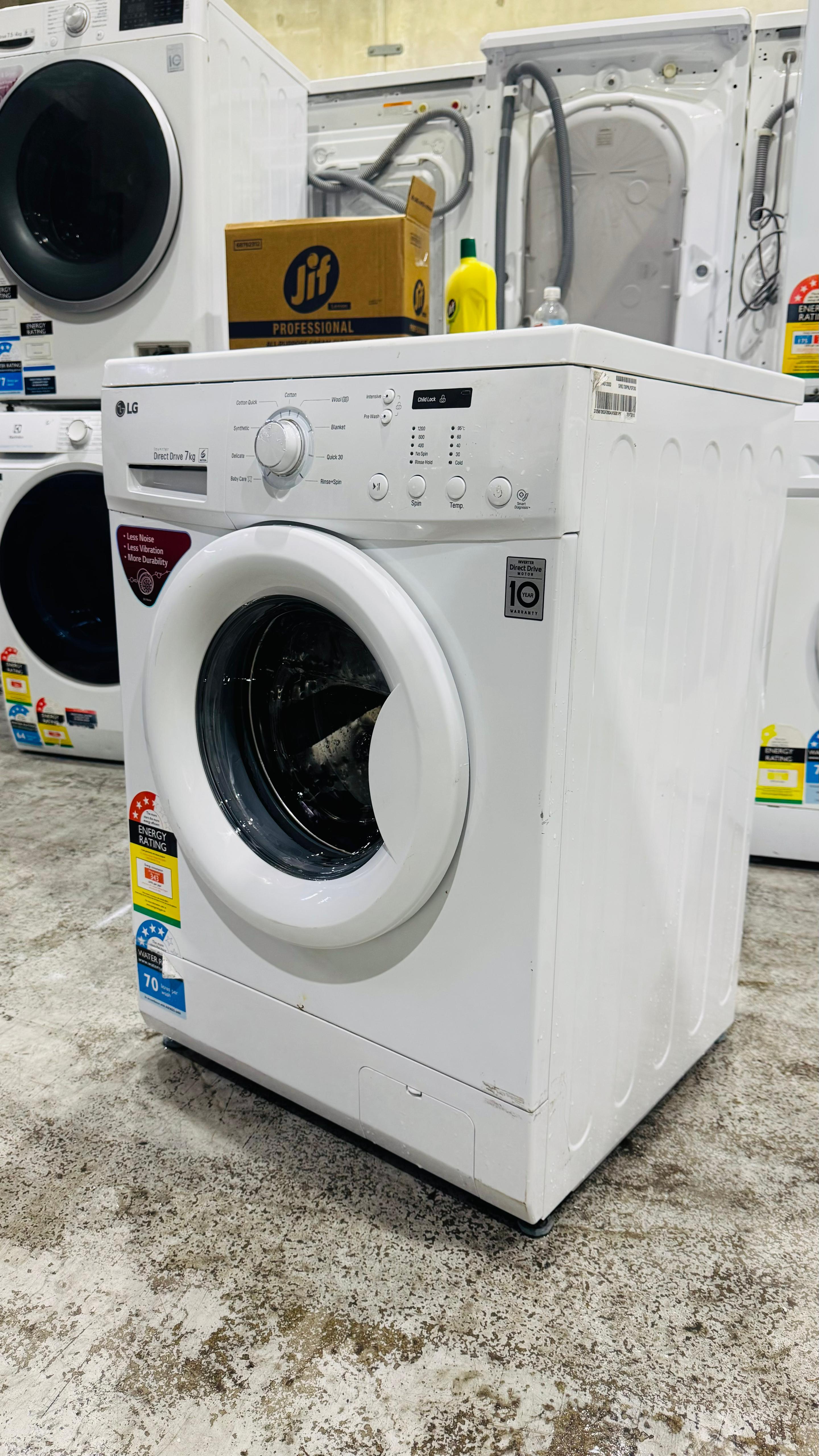 LG 7 KGS FRONT LOADER WASHING MACHINE