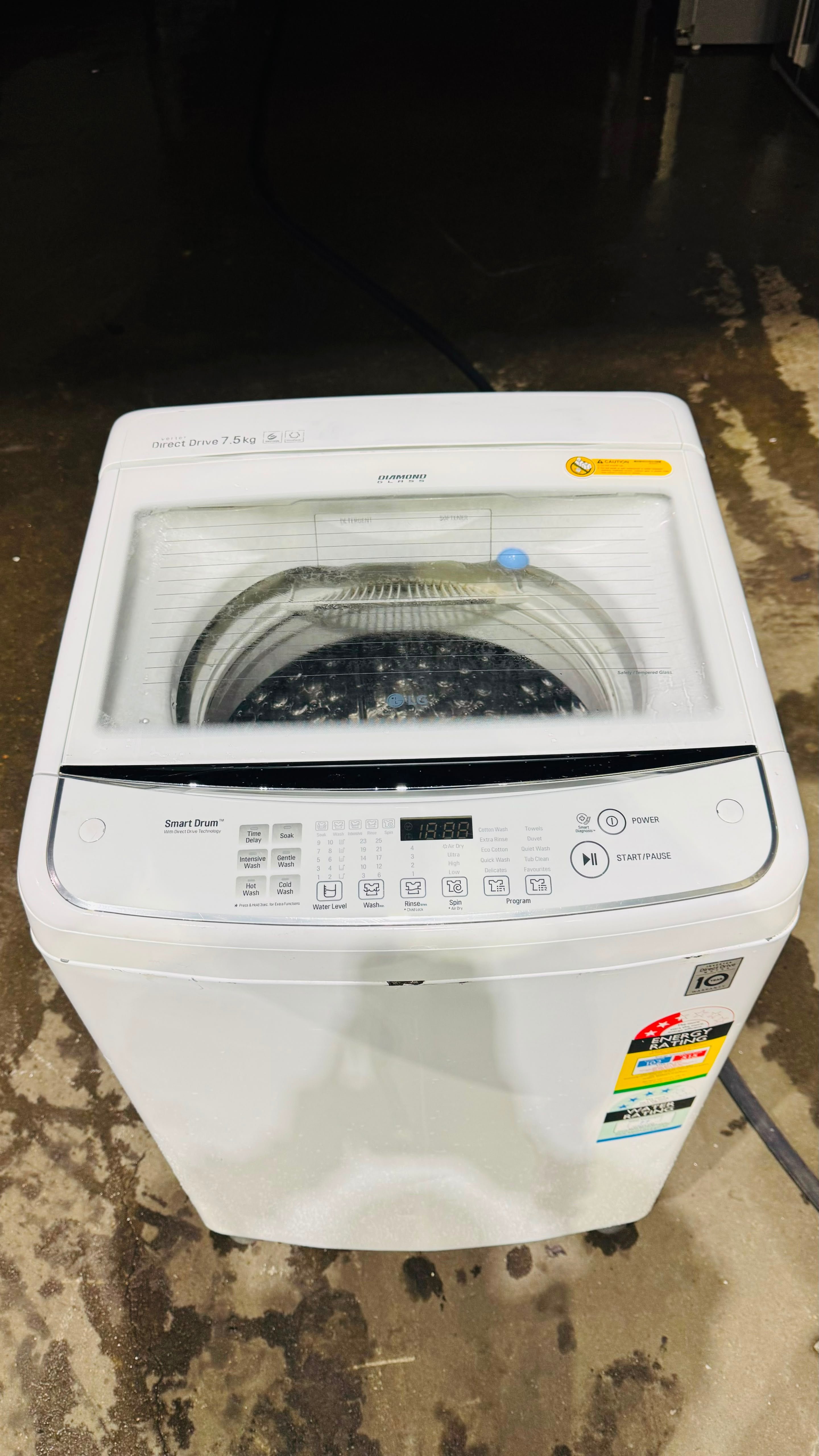 LG 7.5KGS TOP LOADER WASHING MACHINE