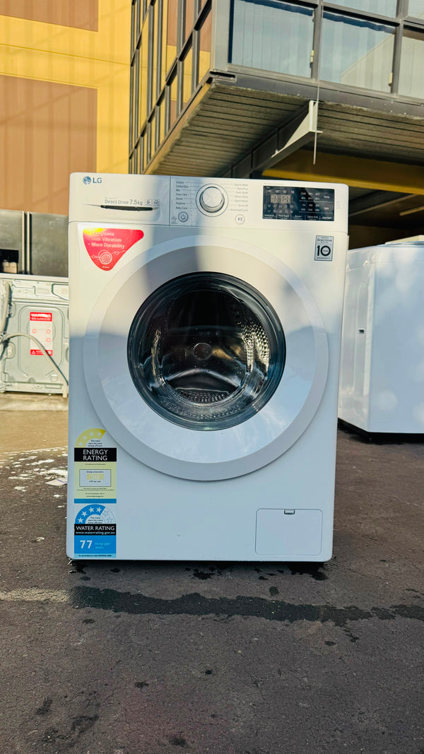 LG 7.5KGS FRONT LOADER WASHING MACHINE