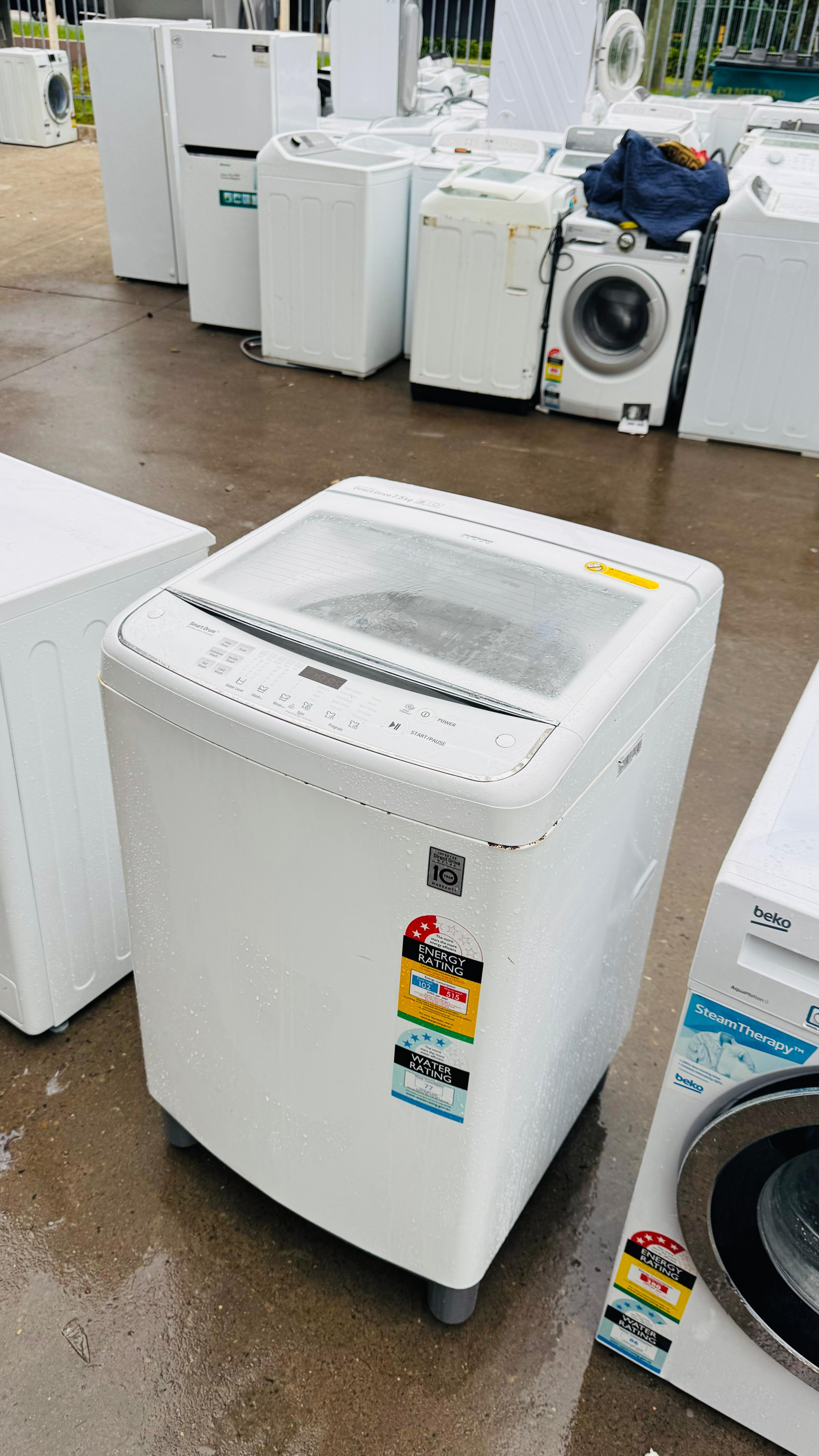 LG 7.5KGS TOP LOADER WASHING MACHINE