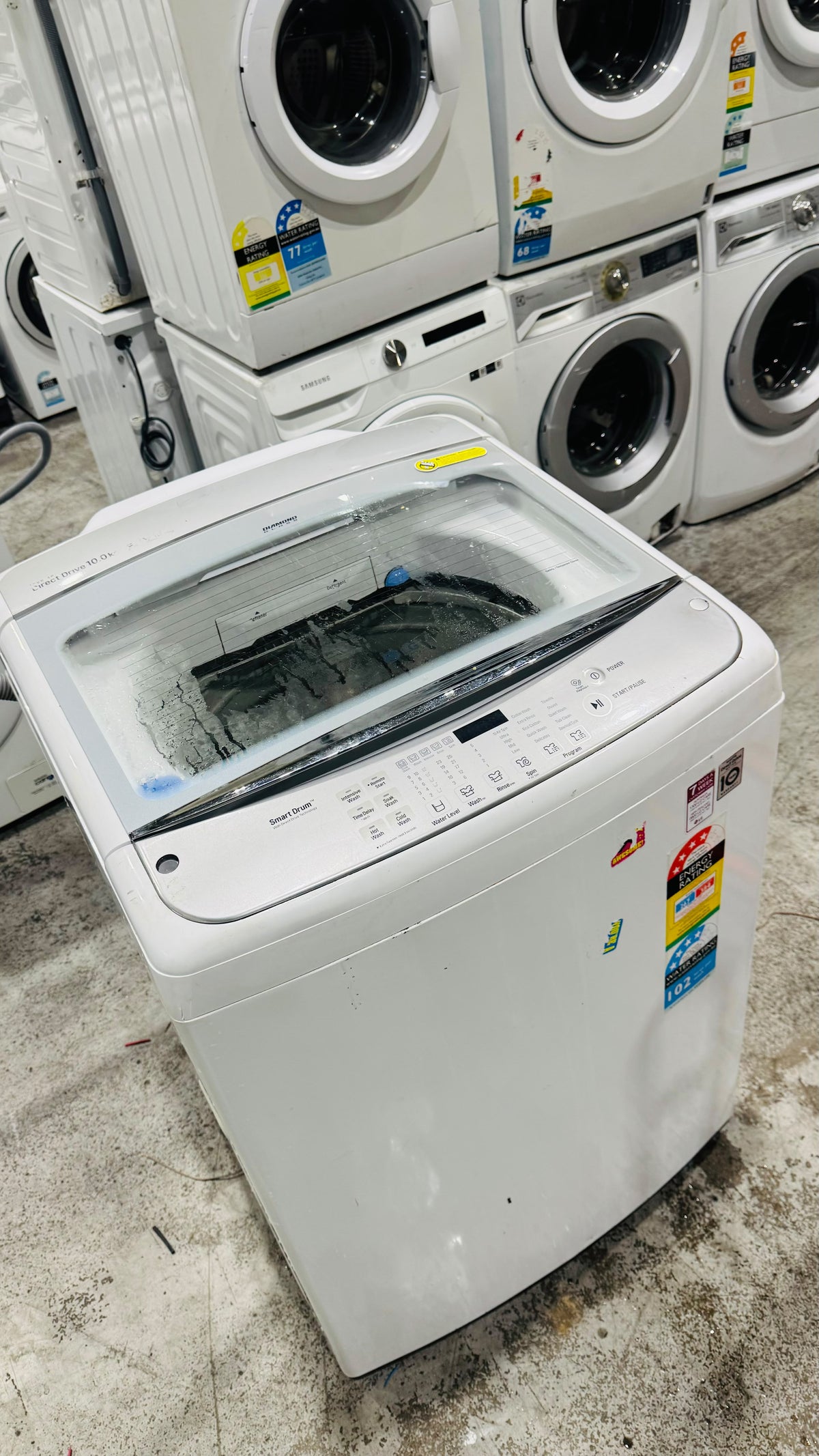 LG 10KGS TOP LOADER WASHING MACHINE