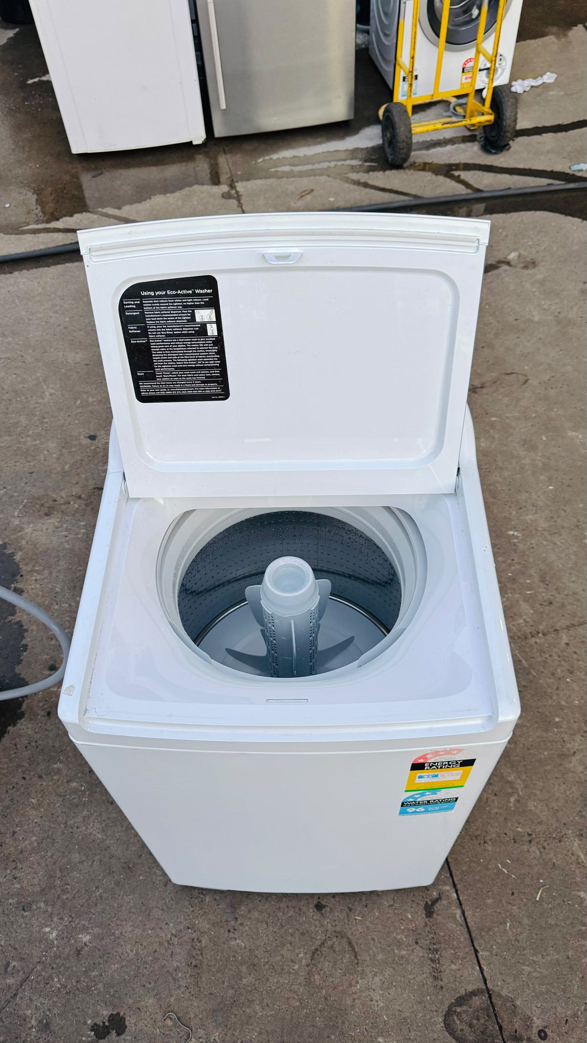FISHER AND PAYKEL 8.5KGS TOP LOADER WASHING MACHINE