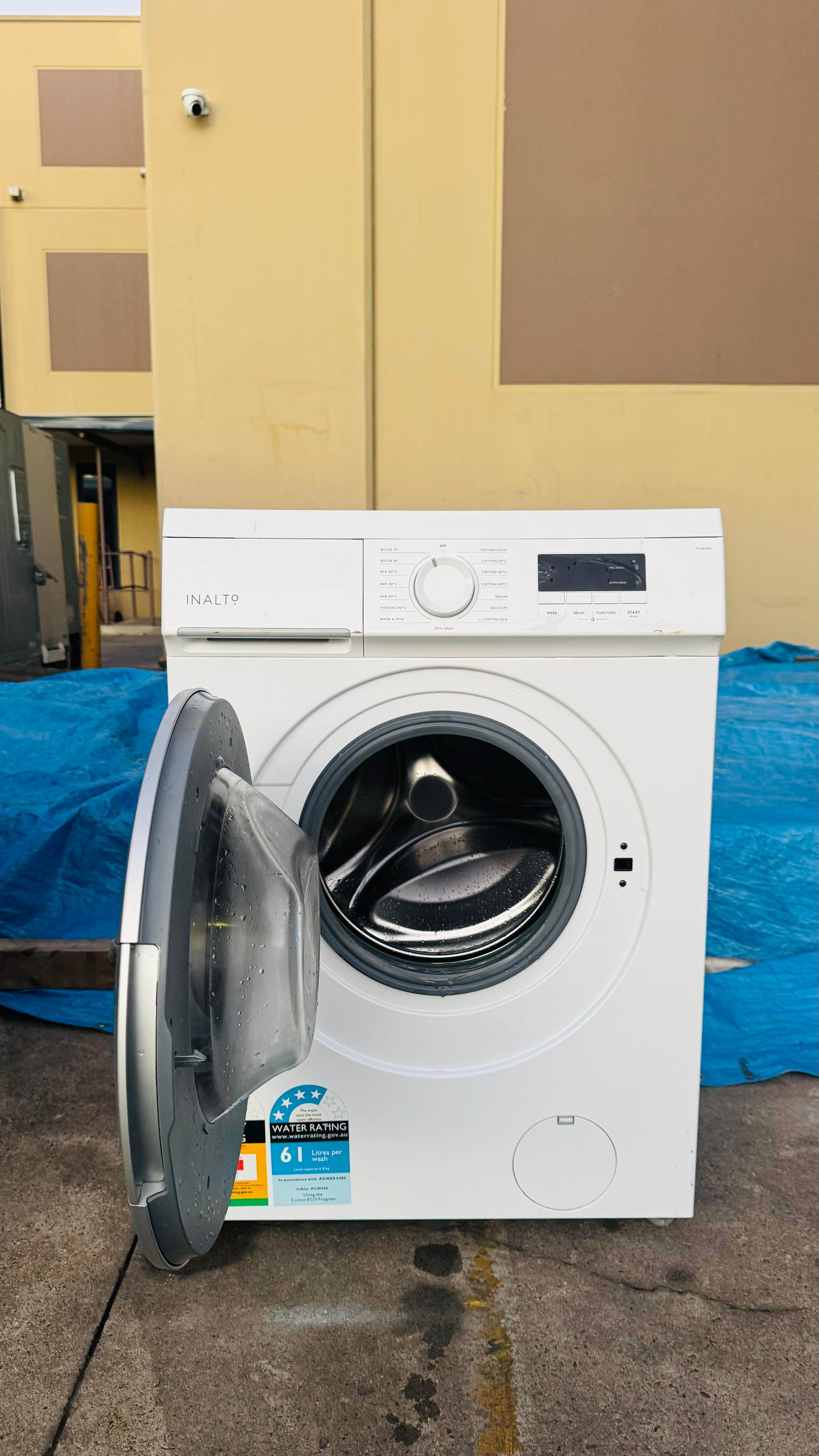 INALTO 6KGS FRONT LOADER WASHING MACHINE
