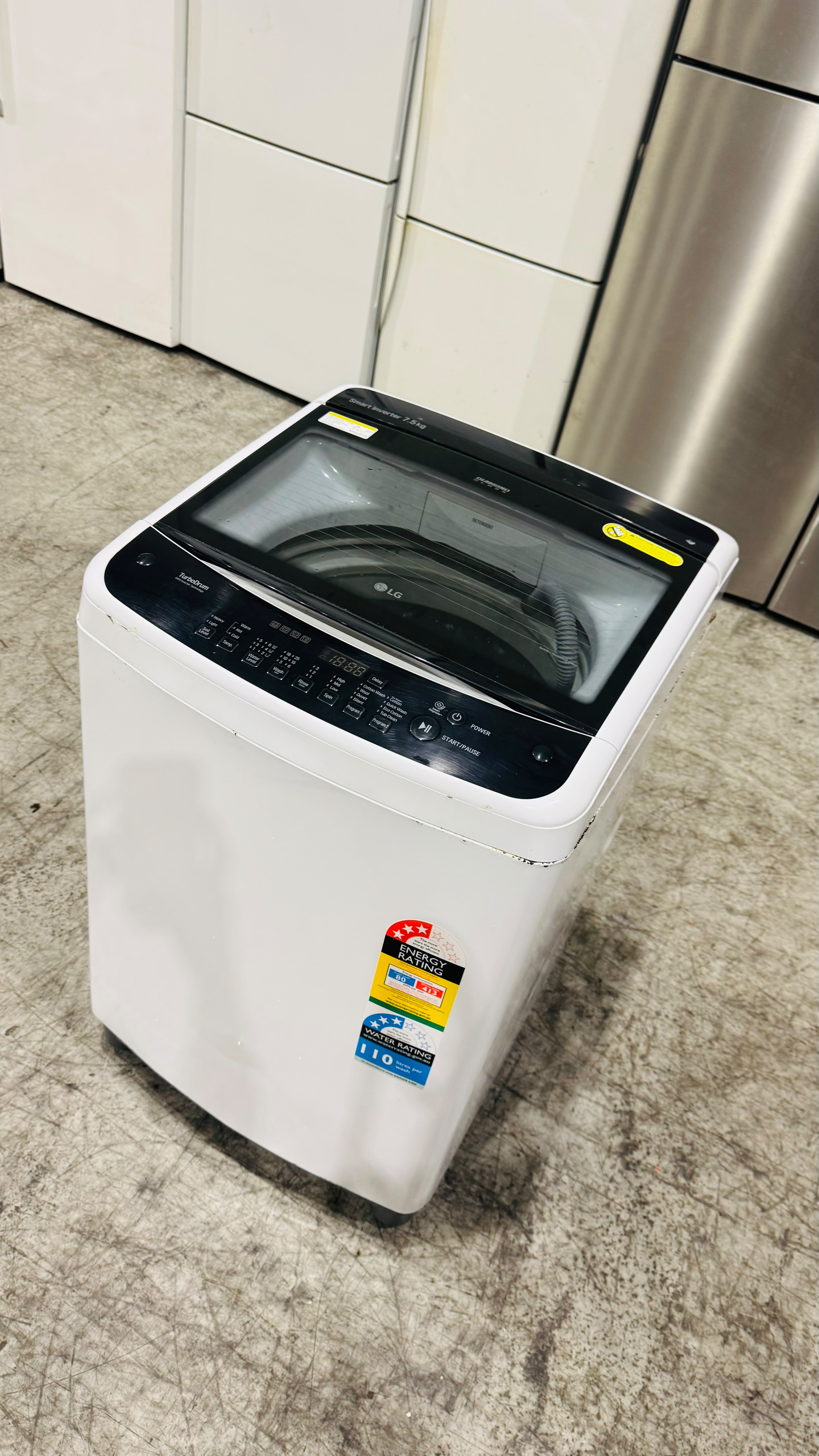 LG 7.5KGS TOP LOADER WASHING MACHINE