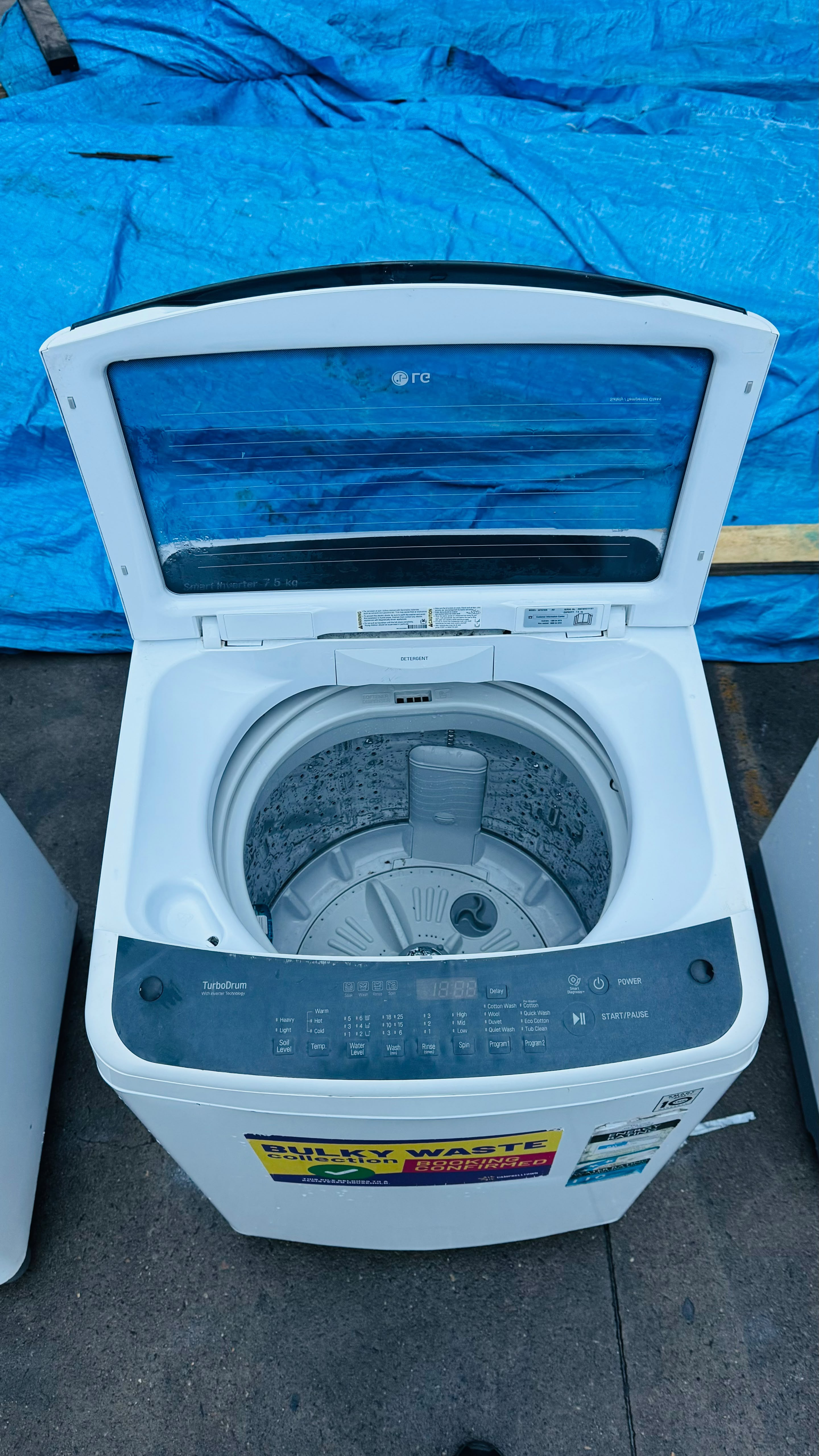 LG 7.5KGS TOP LOADER WASHING MACHINE