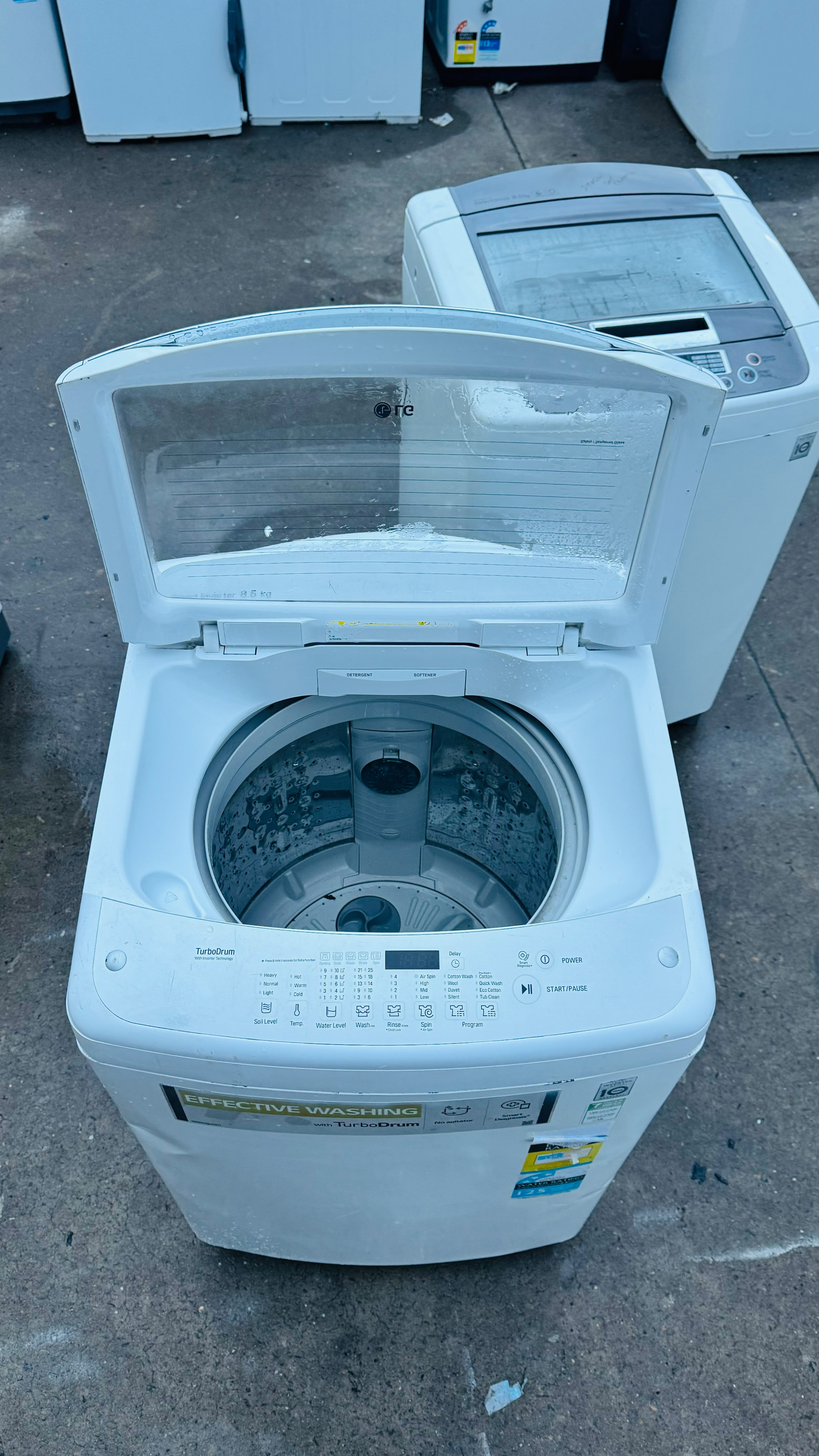 LG 8.5KGS TOP LOADER WASHING MACHINE