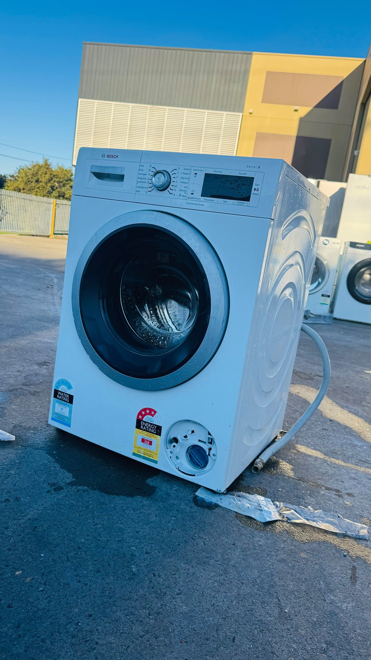 BOSCH 8KGS FRONT LOADER WASHING MACHINE