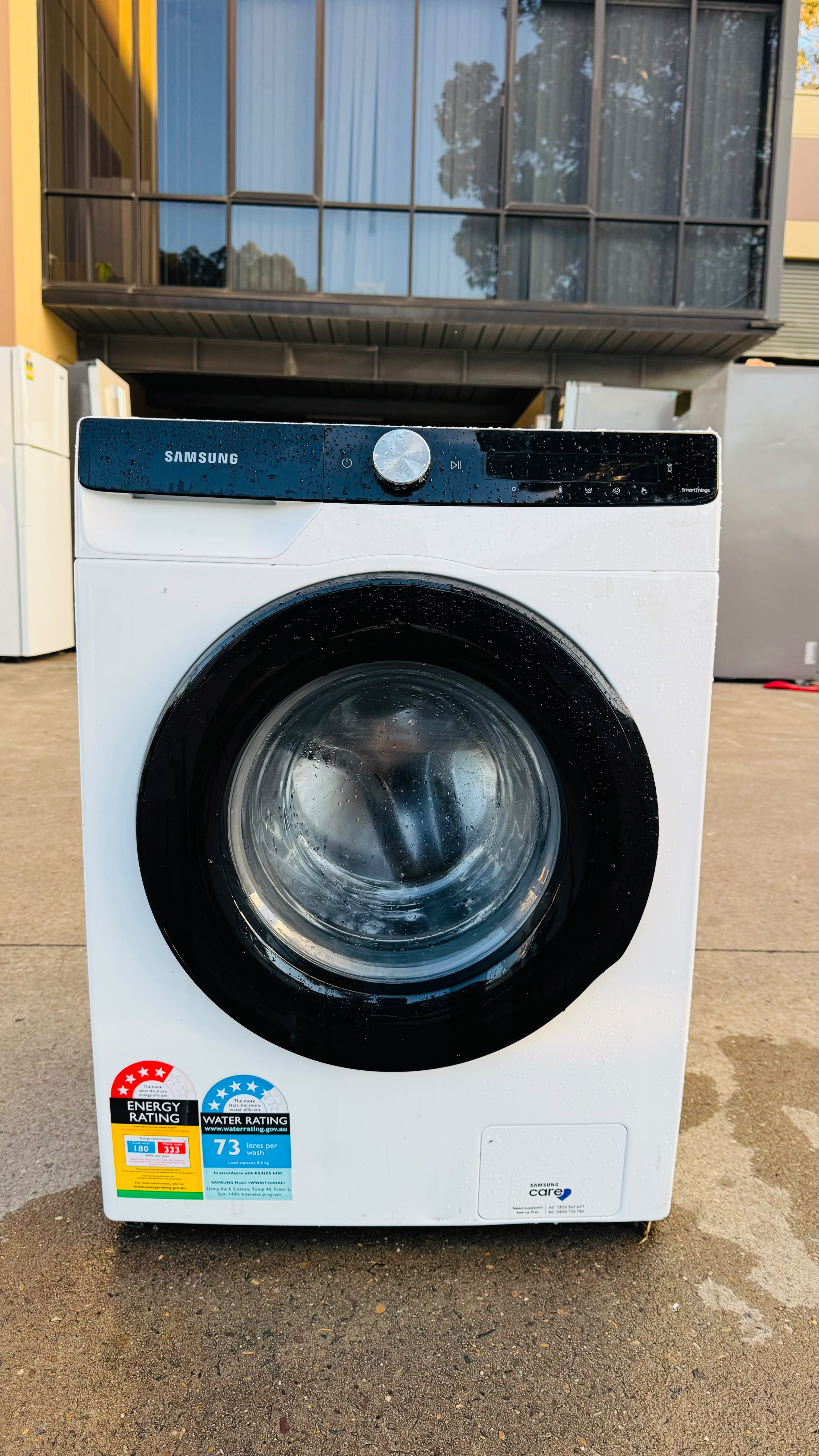 SAMSUNG 8.5KGS FRONT LOADER WASHING MACHINE