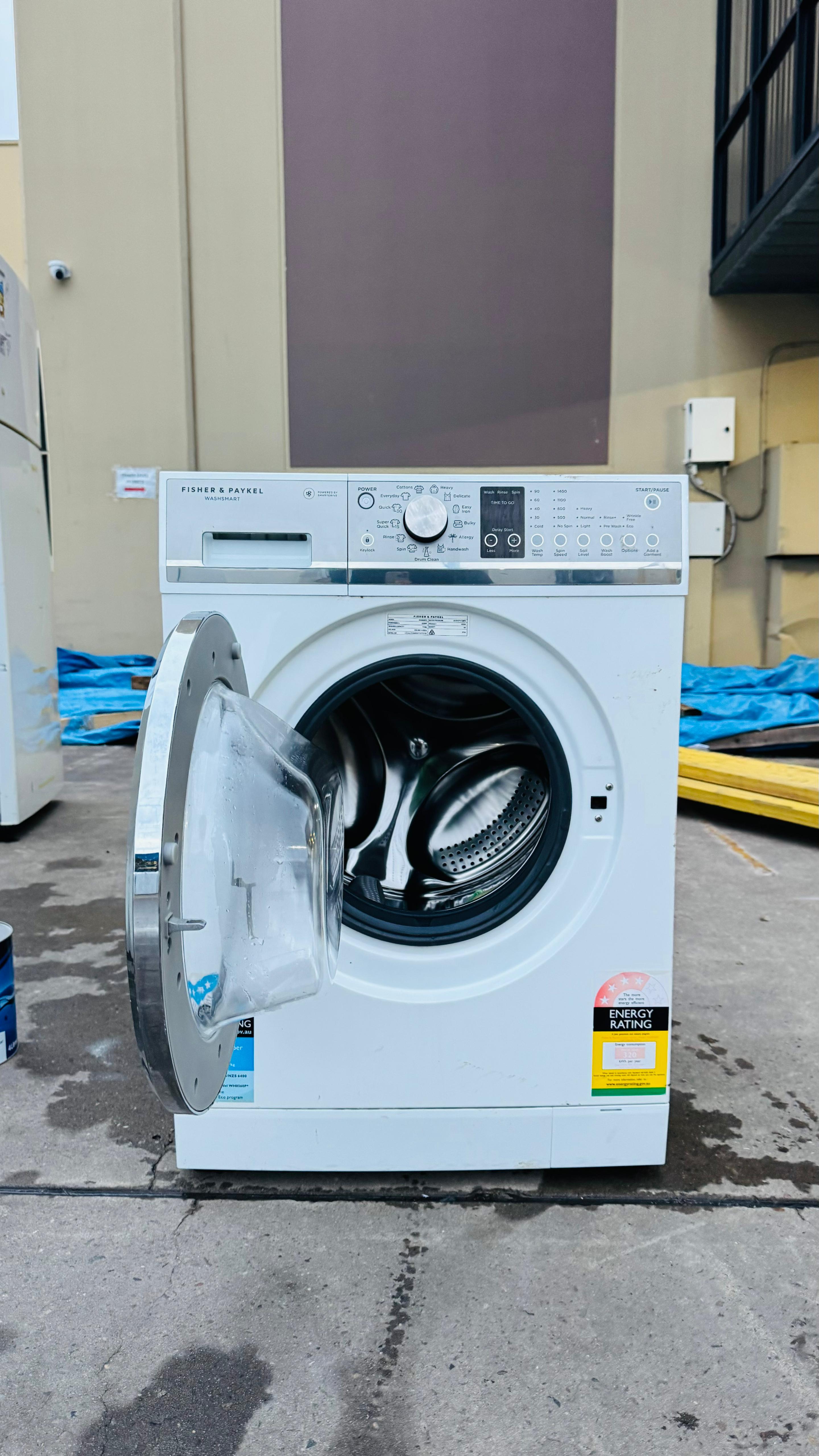 FISHER AND PAYKEL 8.5 KGS FRONT LOADER WASHING MACHINE