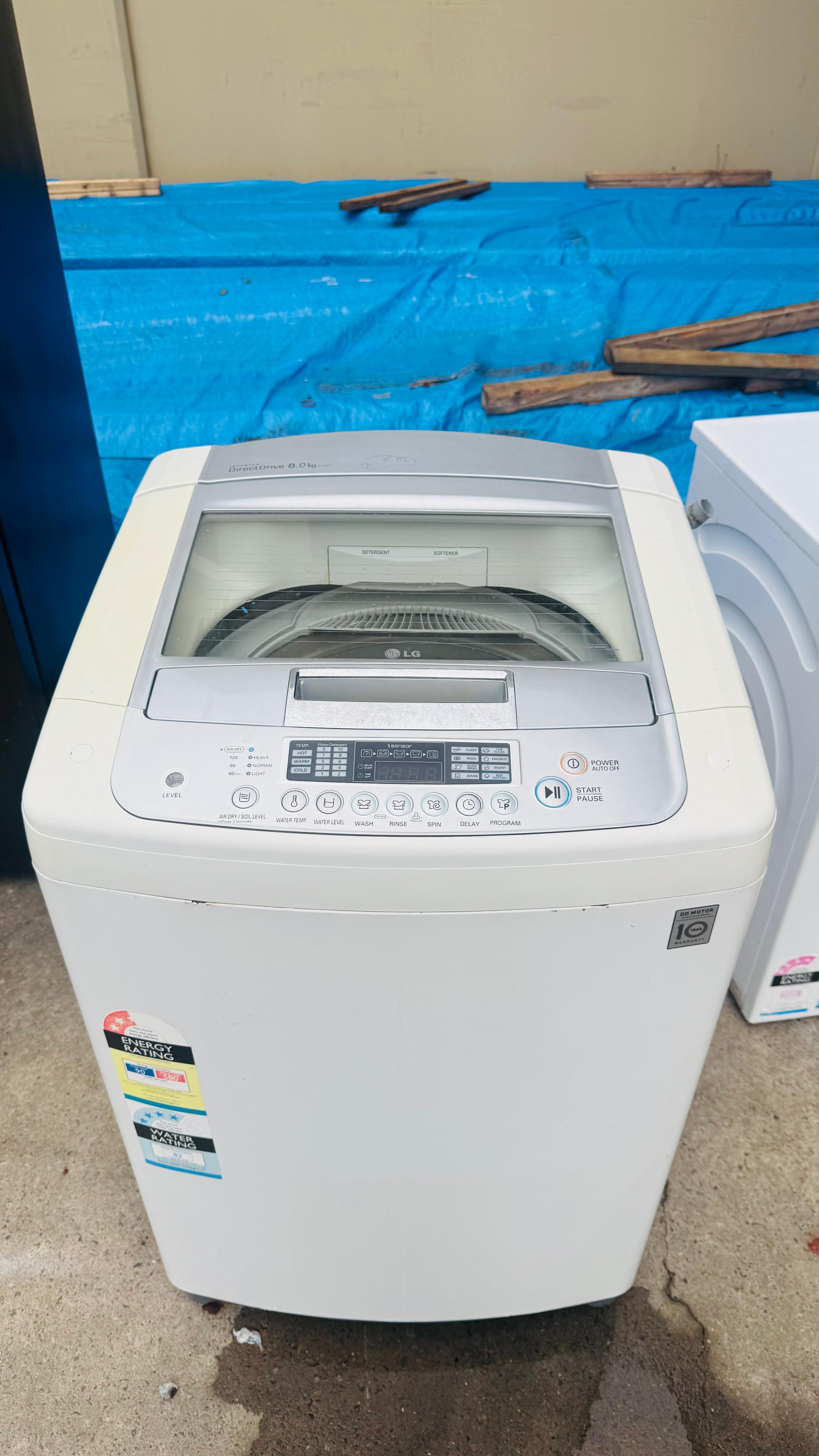 LG 8KGS TOP LOADER WASHING MACHINE