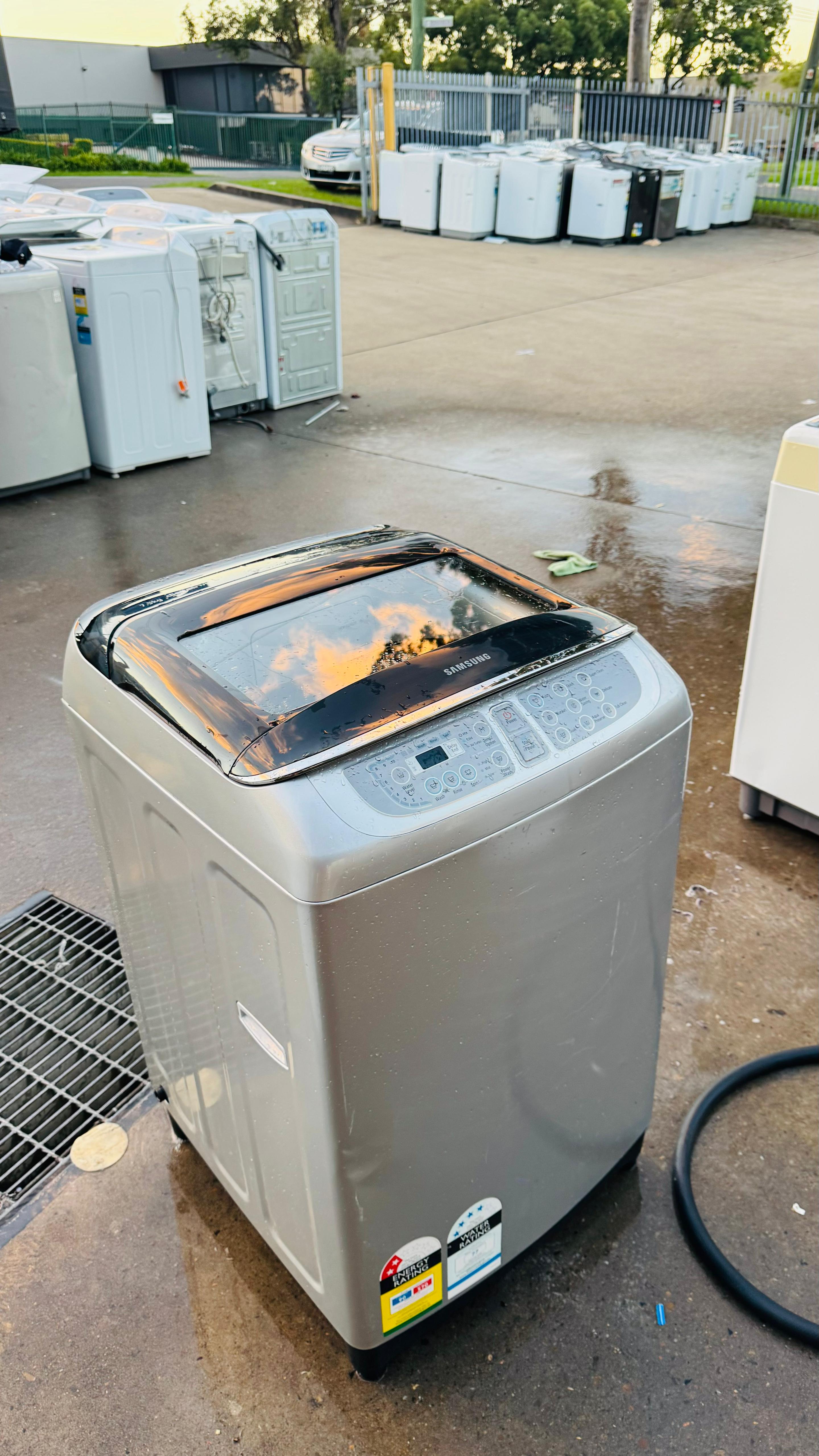 SAMSUNG 7.5KGS TOP LOADER WASHING MACHINE