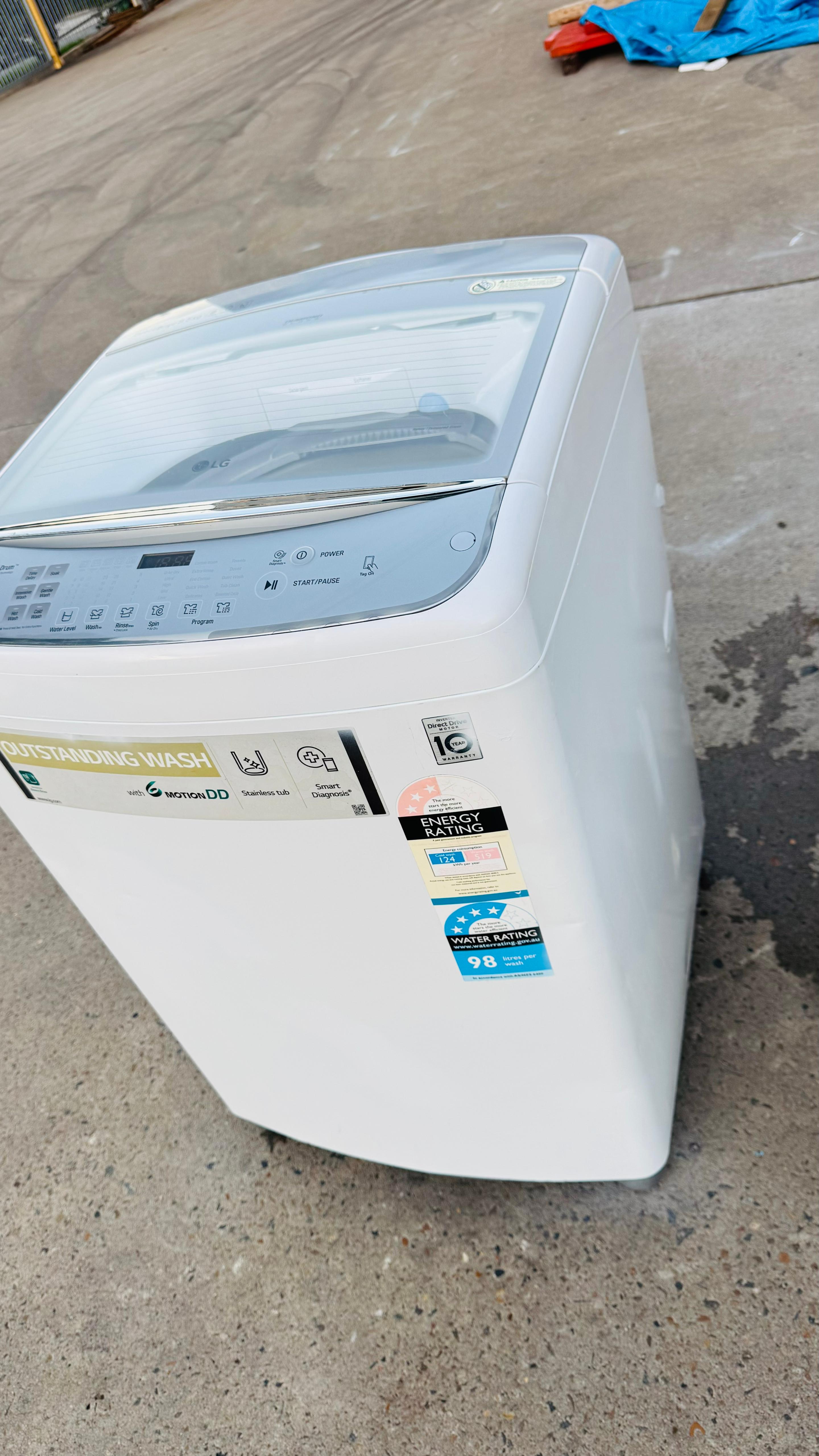 LG 9.5KGS TOP LOADER WASHING MACHINE