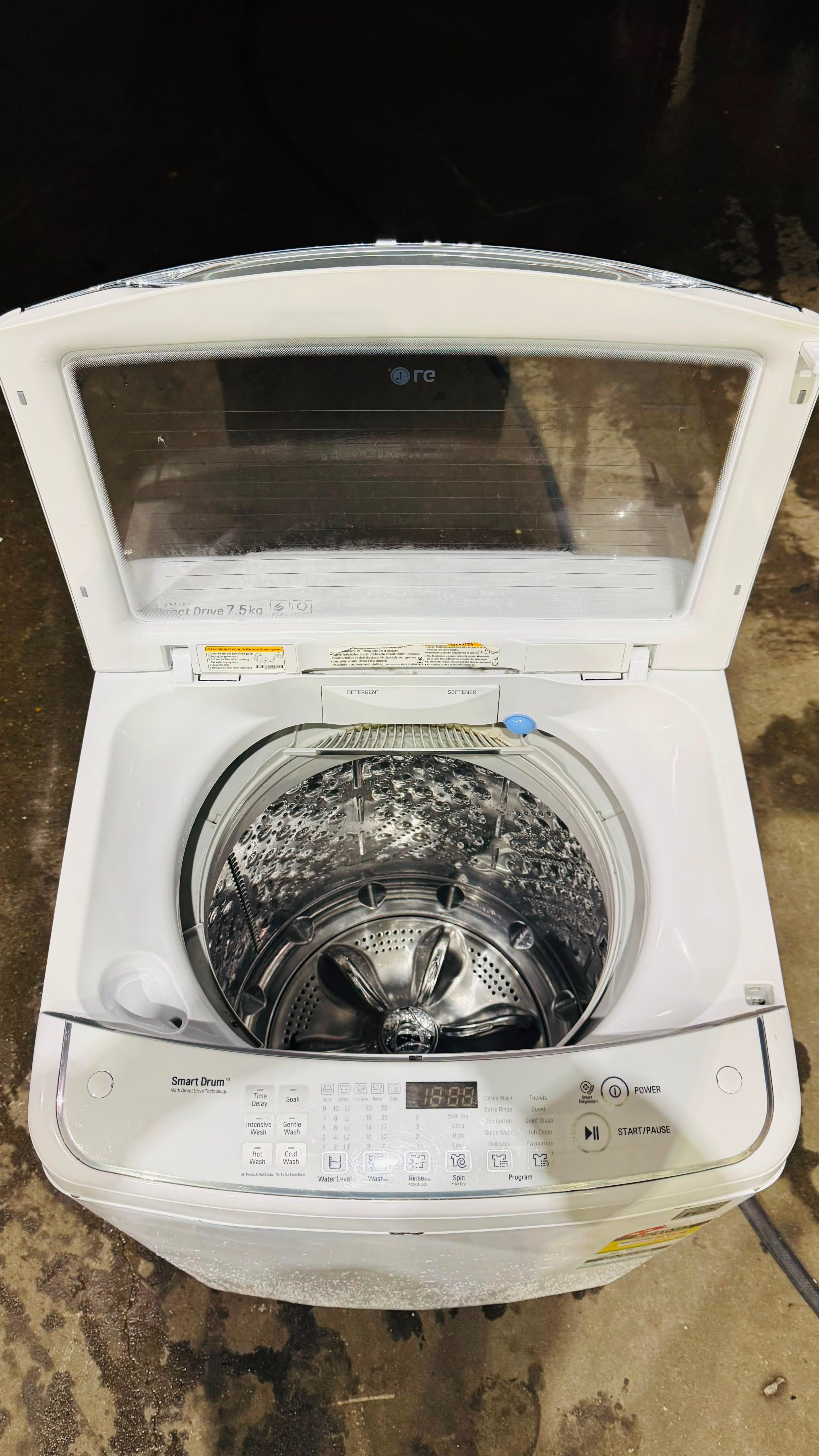 LG 7.5KGS TOP LOADER WASHING MACHINE
