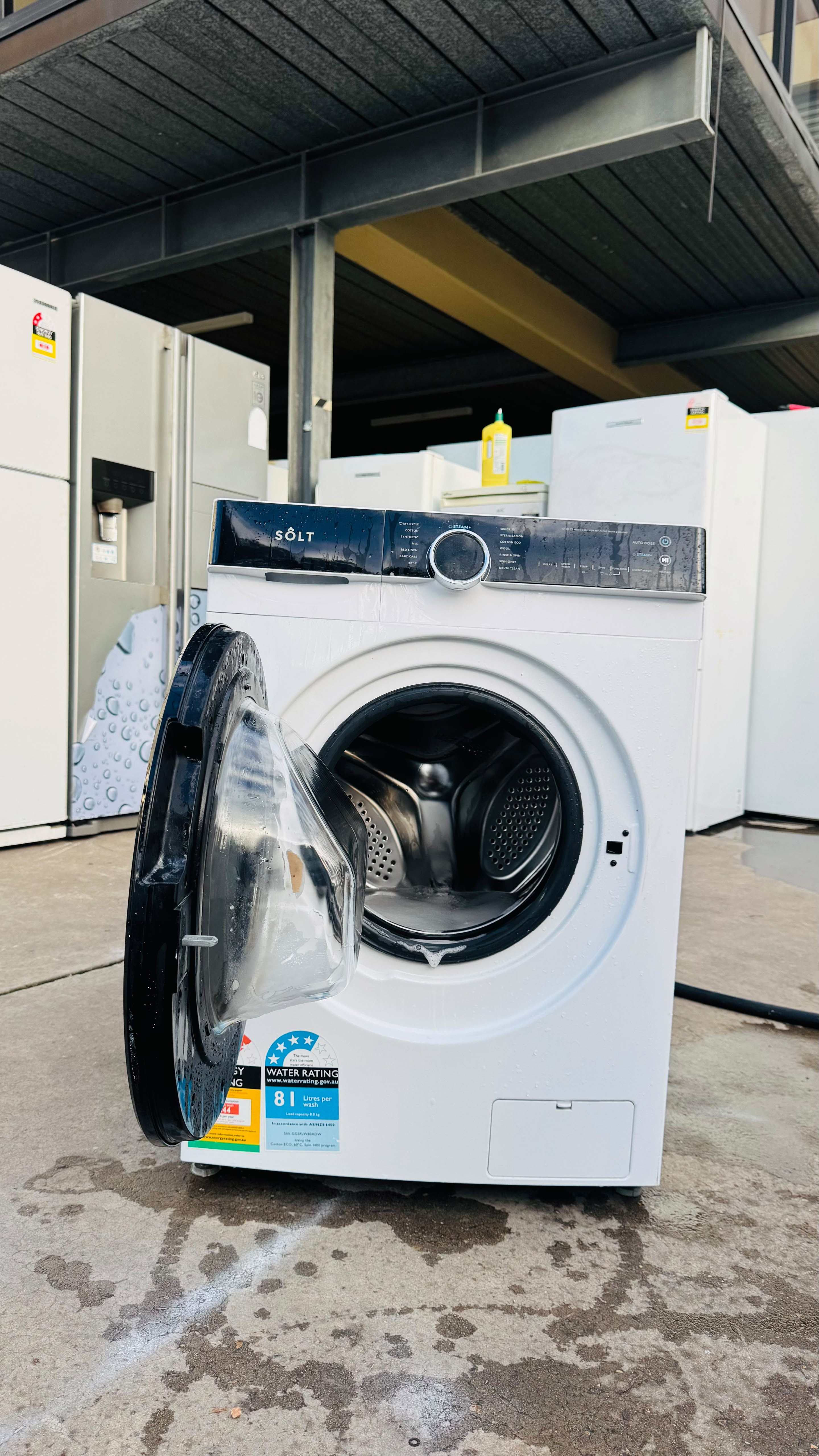 SOLT 8KGS FRONT LOADER WASHING MACHINE