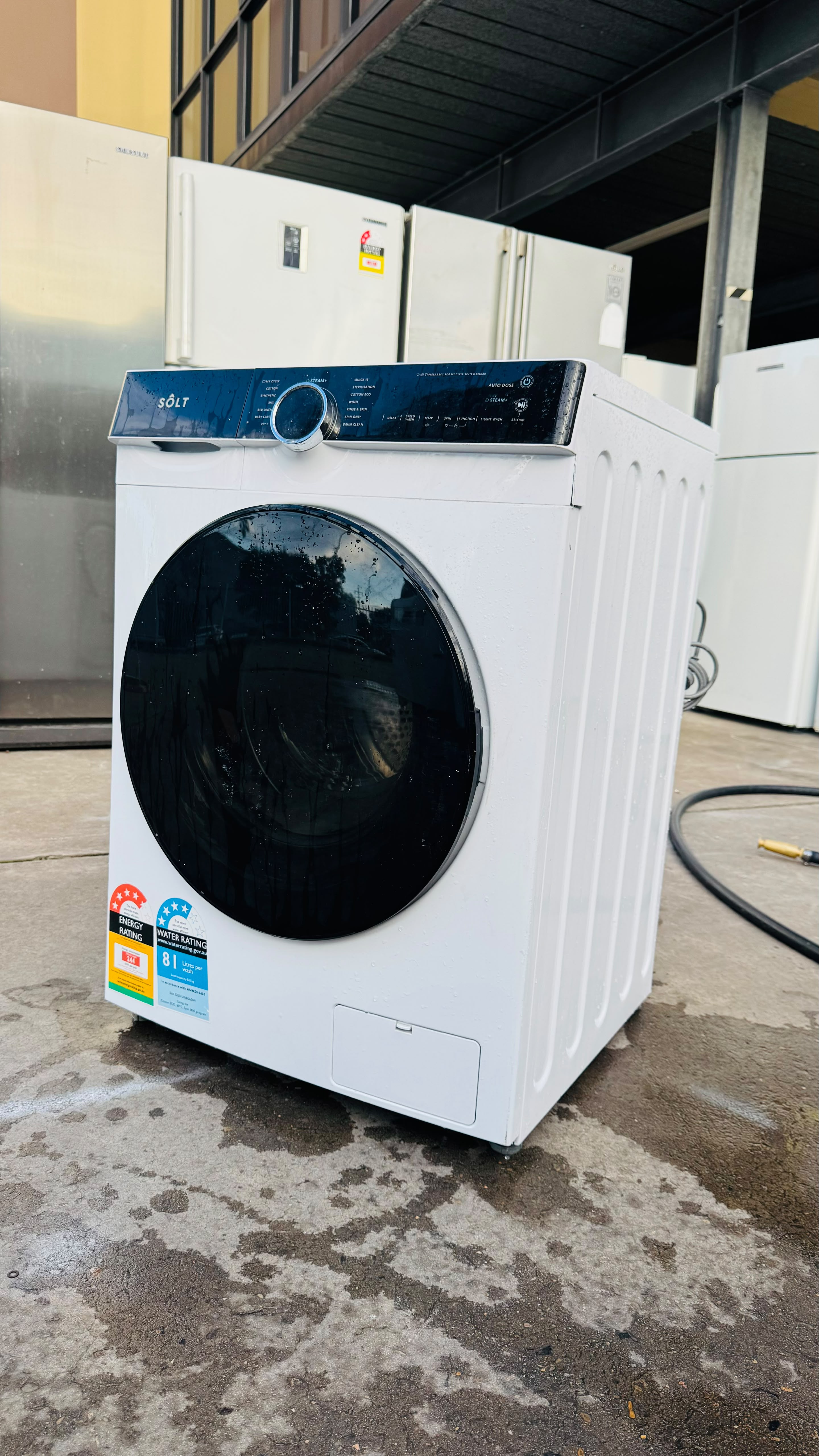 SOLT 8KGS FRONT LOADER WASHING MACHINE