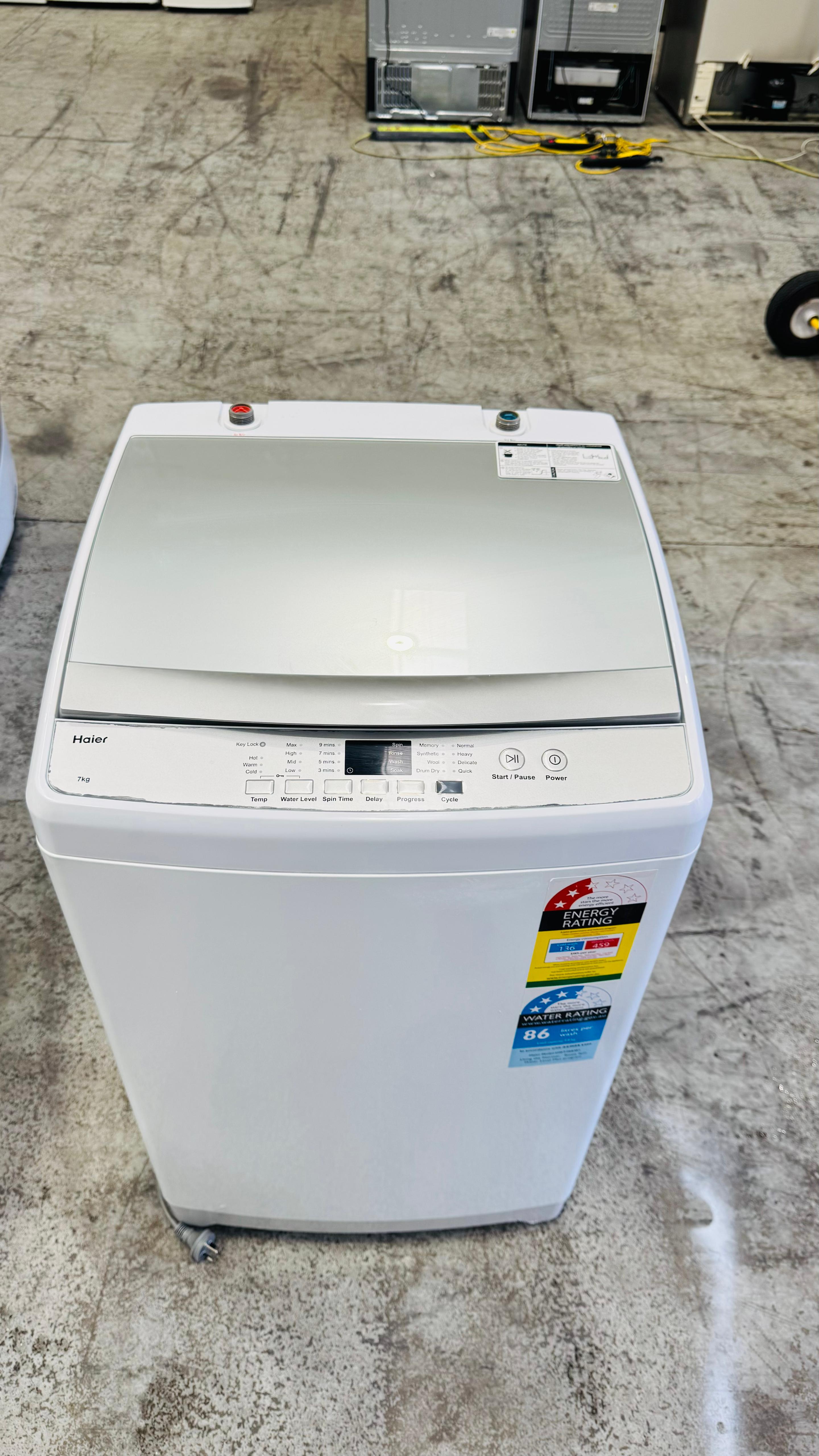 HAIER 7KGS TOP LOADER WASHING MACHINE