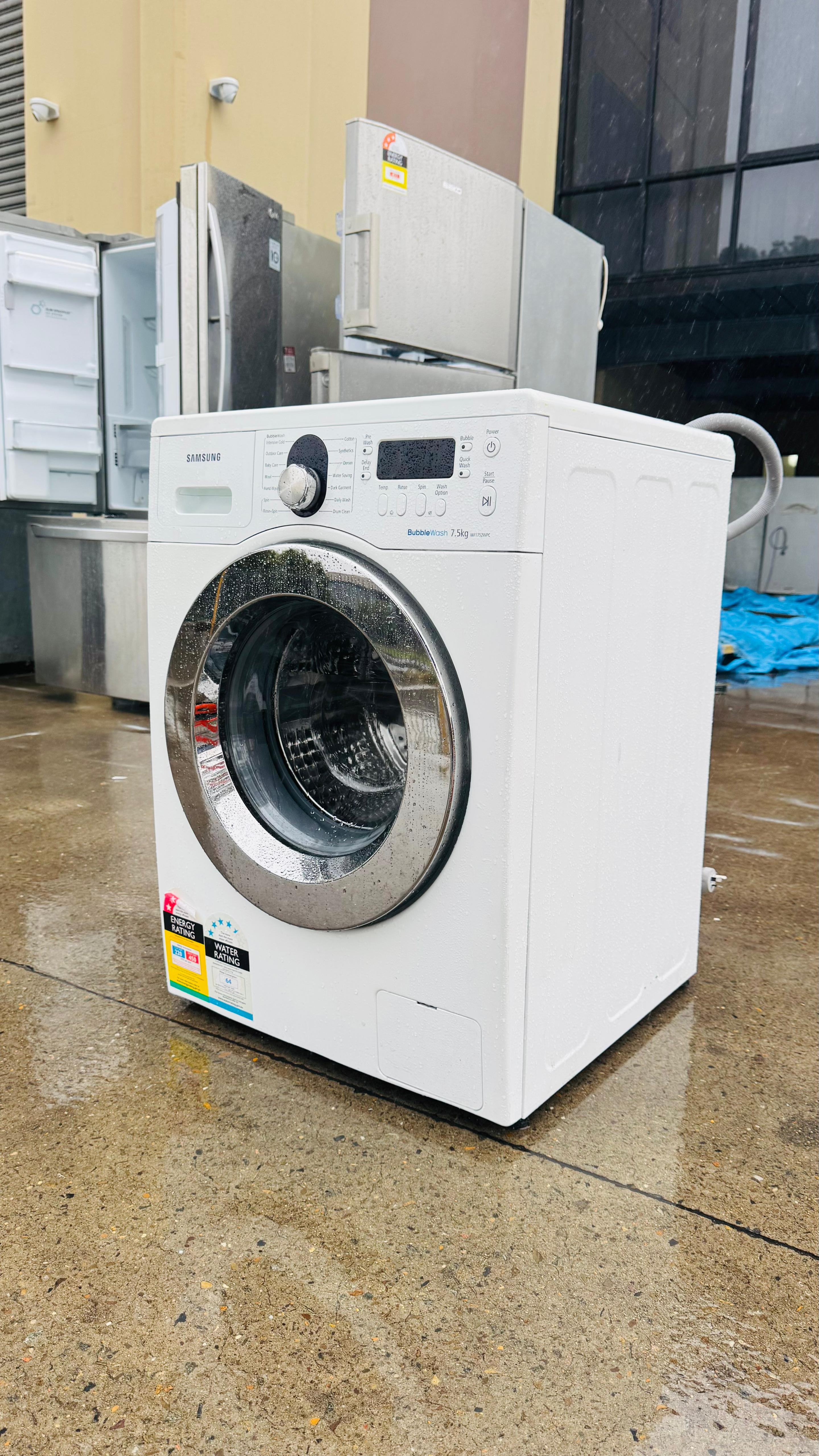 SAMSUNG 7.5KGS FRONT LOADER WASHING MACHINE