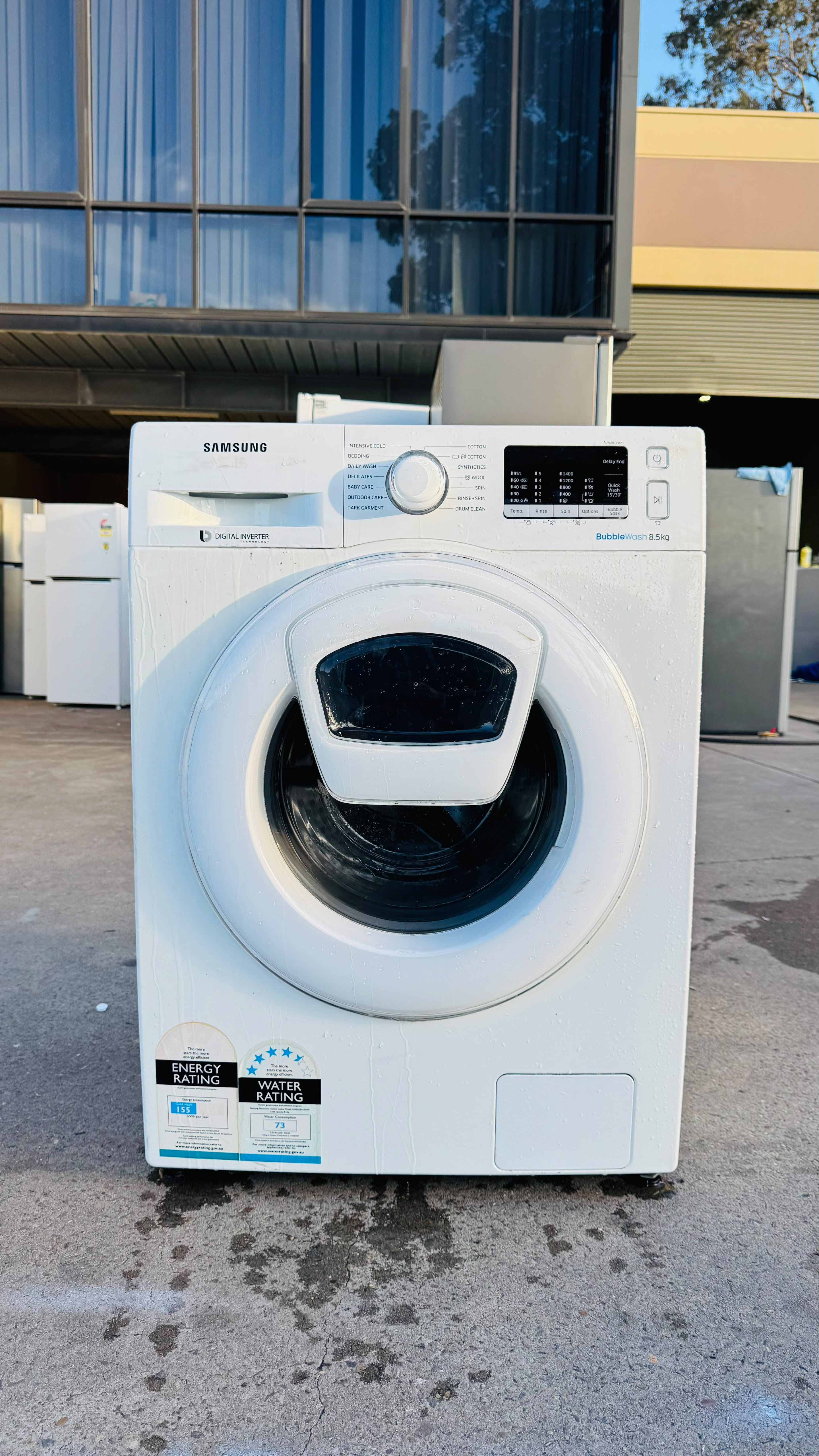 SAMSUNG 8.5KGS FRONT LOADER WASHING MACHINE