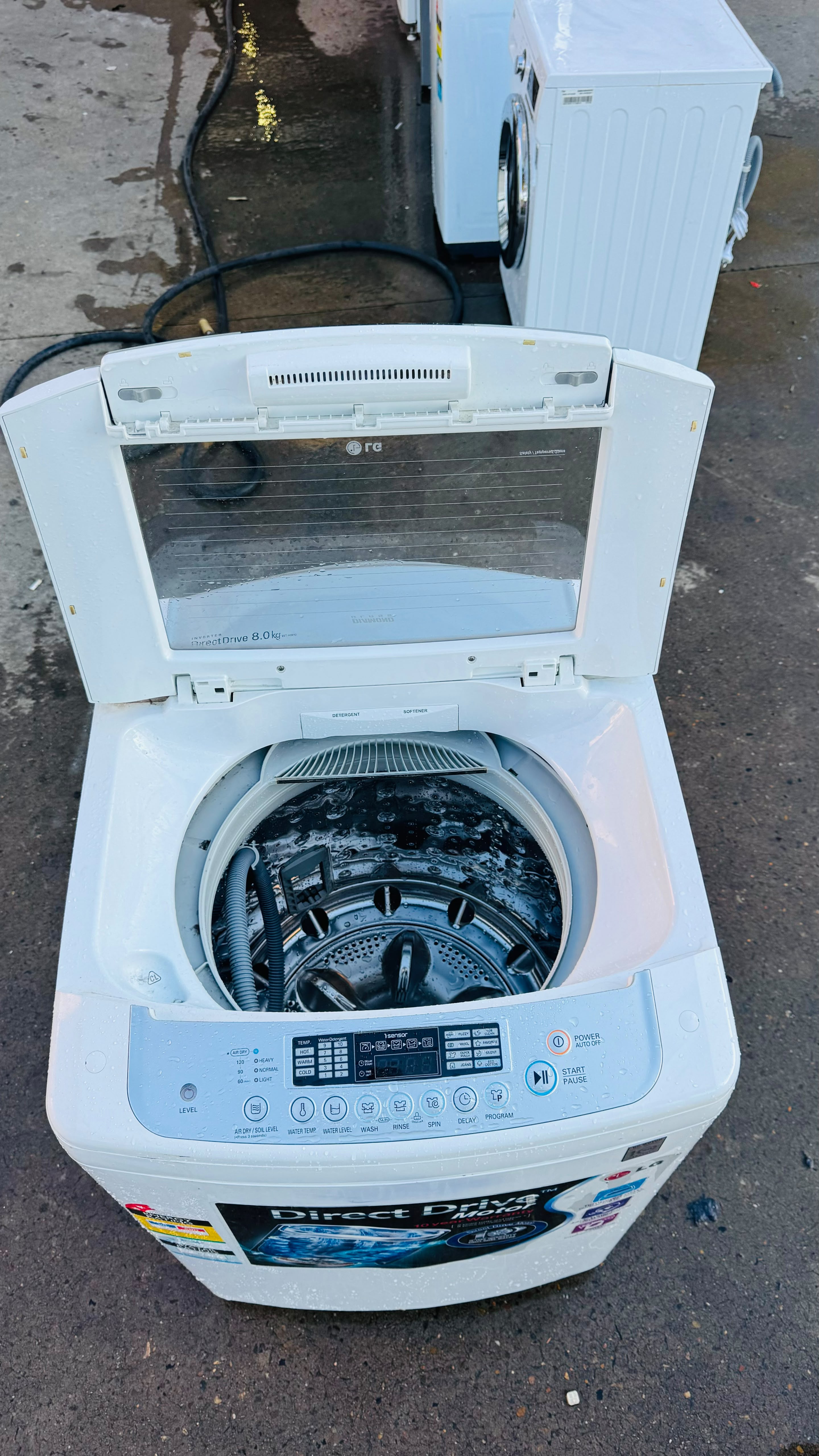 LG 8KGS TOP LOADER WASHING MACHINE