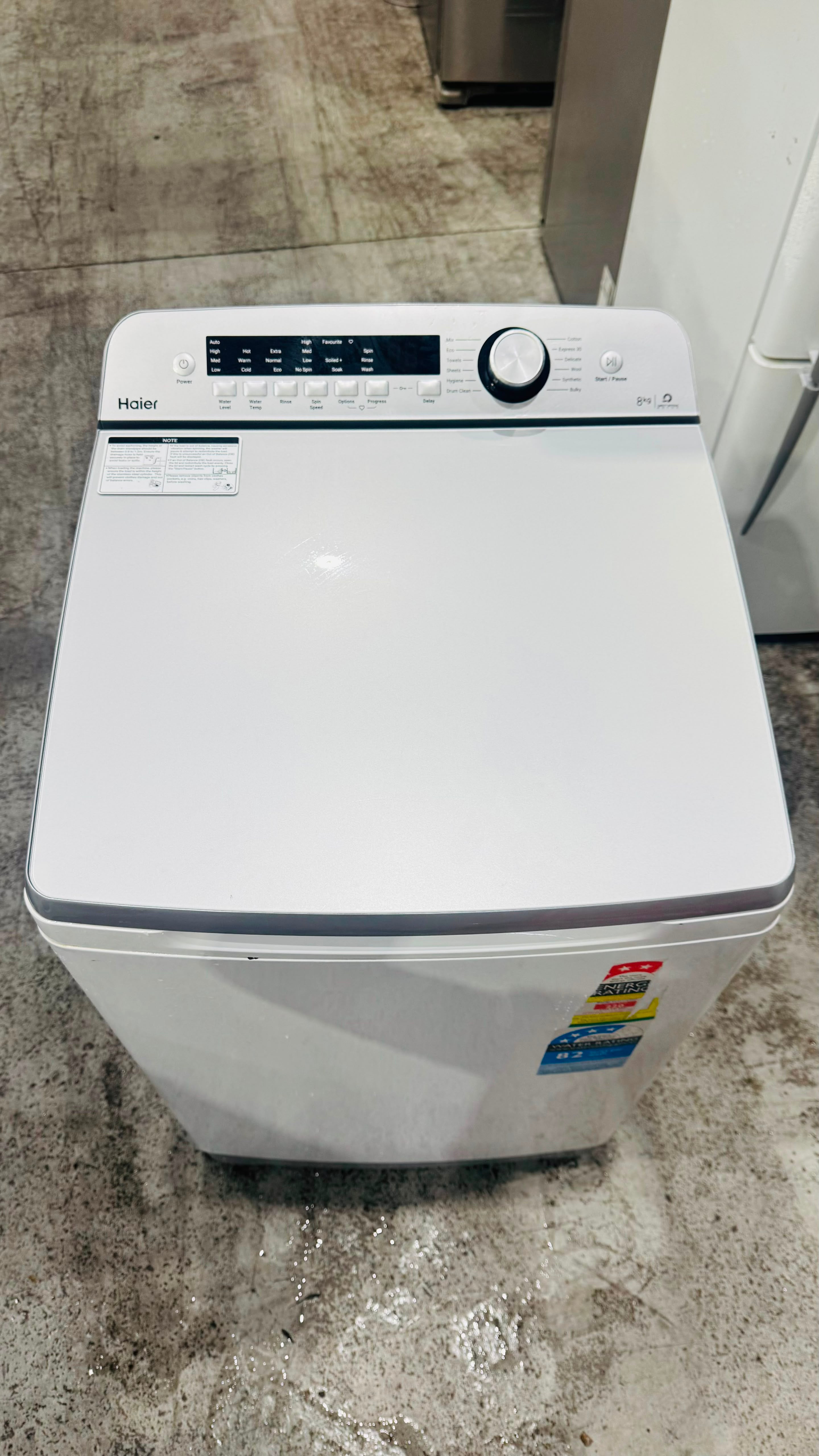 HAIER 8KGS TOP LOADER WASHING MACHINE