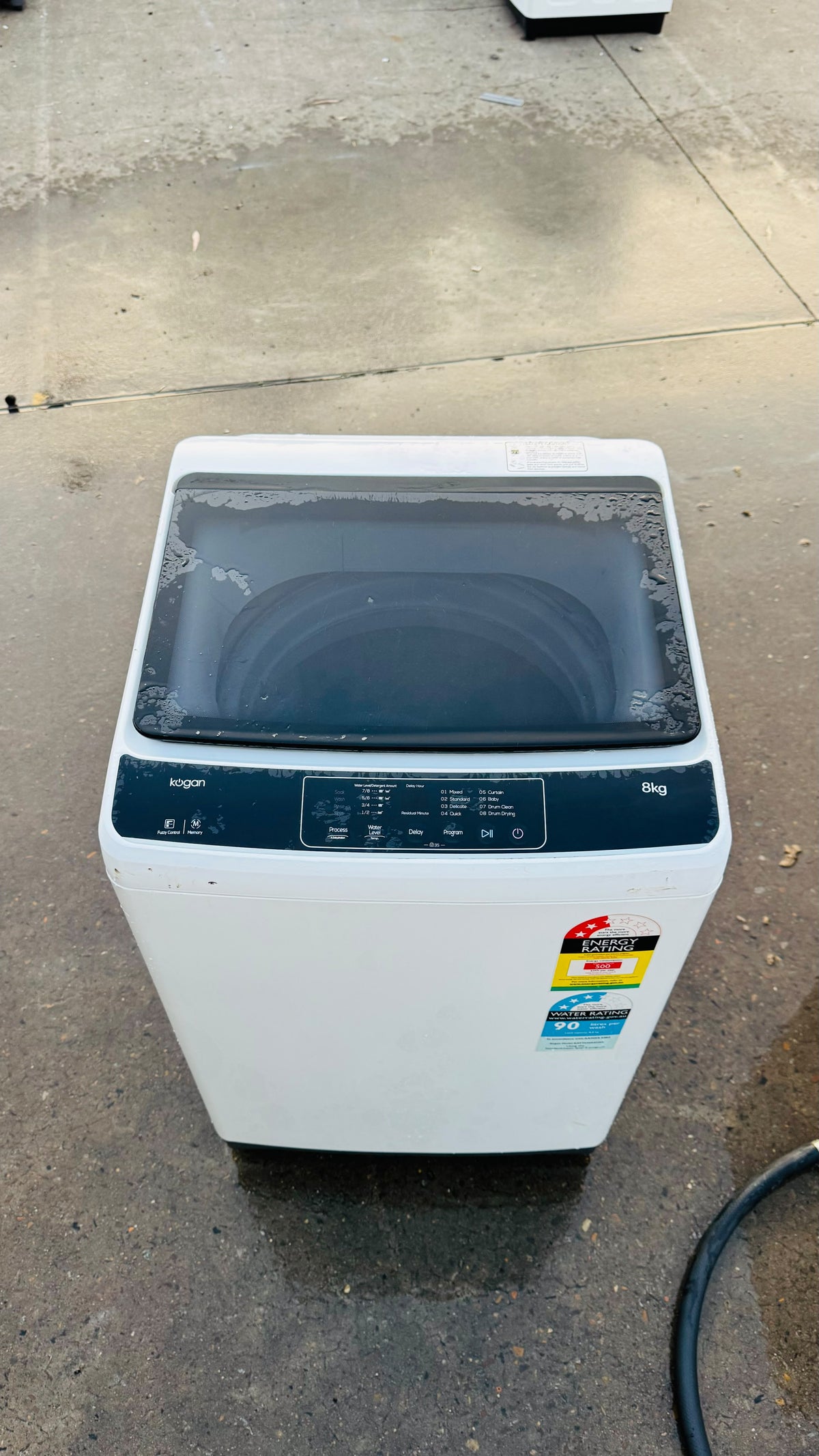 KOGAN 8KGS TOP LOADER WASHING MACHINE