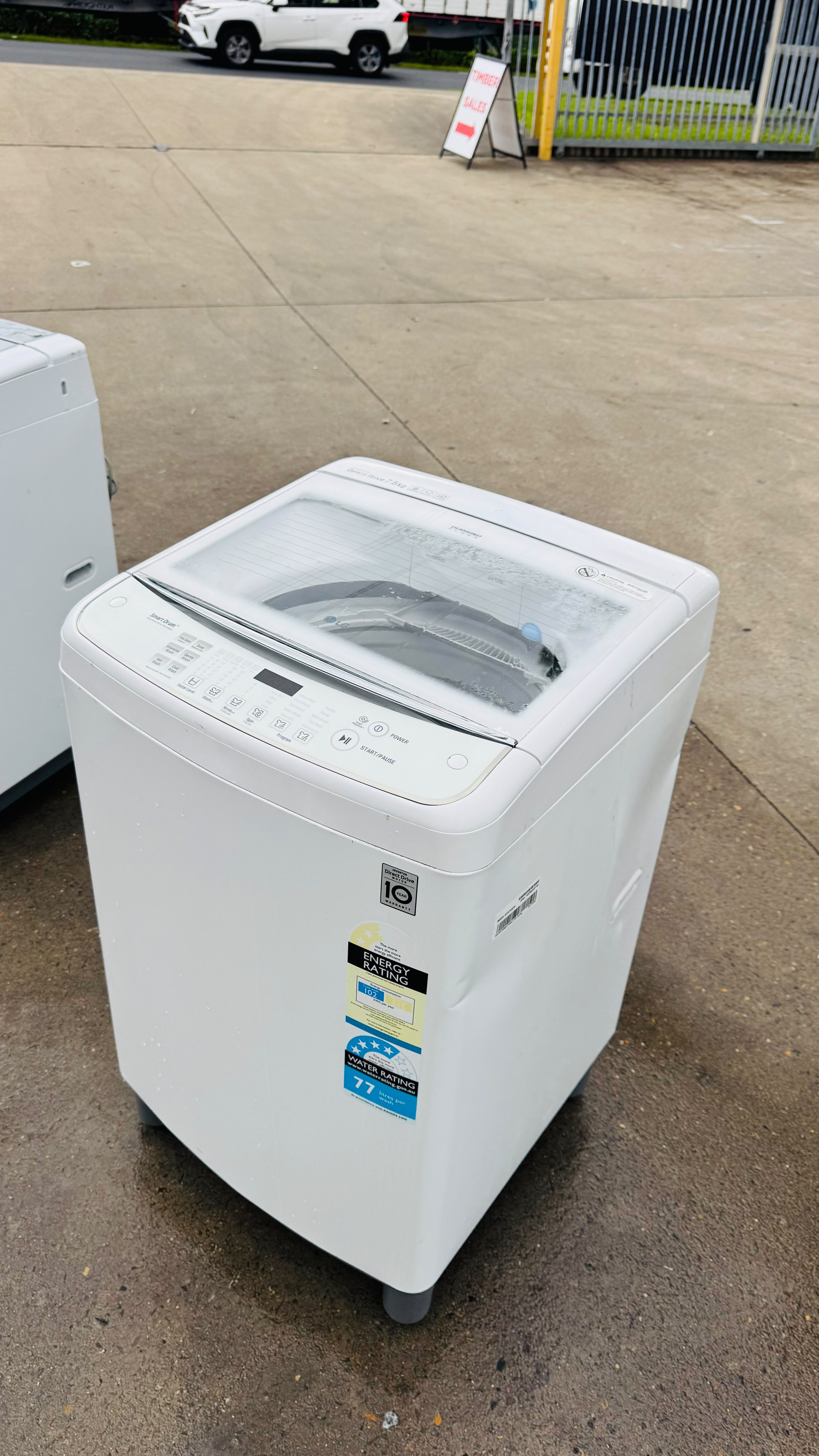 LG 7.5KGS TOP LOADER WASHING MACHINE