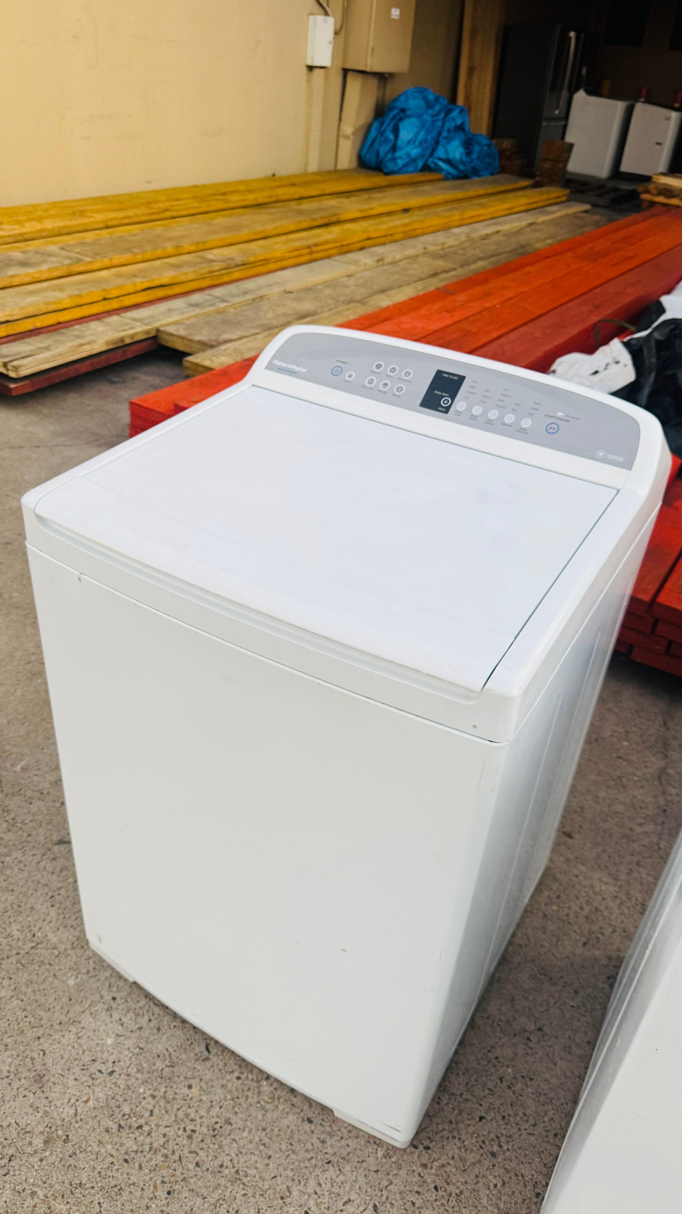 FISHER AND PAYKEL 10KGS TOP LOADER WASHING MACHINE