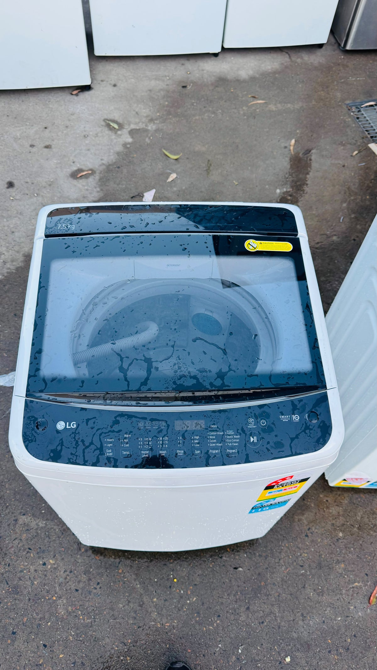 LG 7.5KGS TOP LOADER WASHING MACHINE