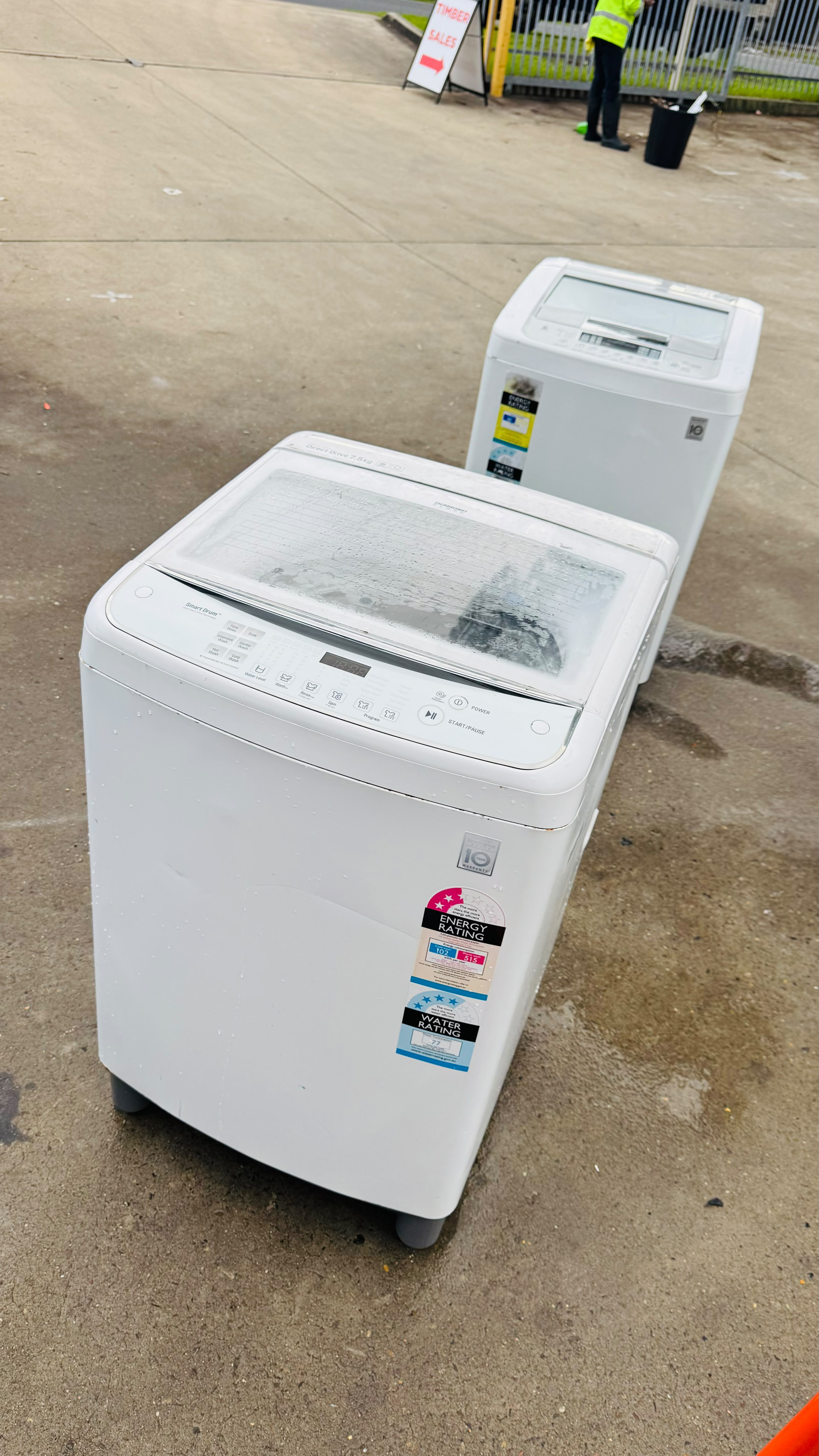 LG 7.5KGS TOP LOADER WASHING MACHINE