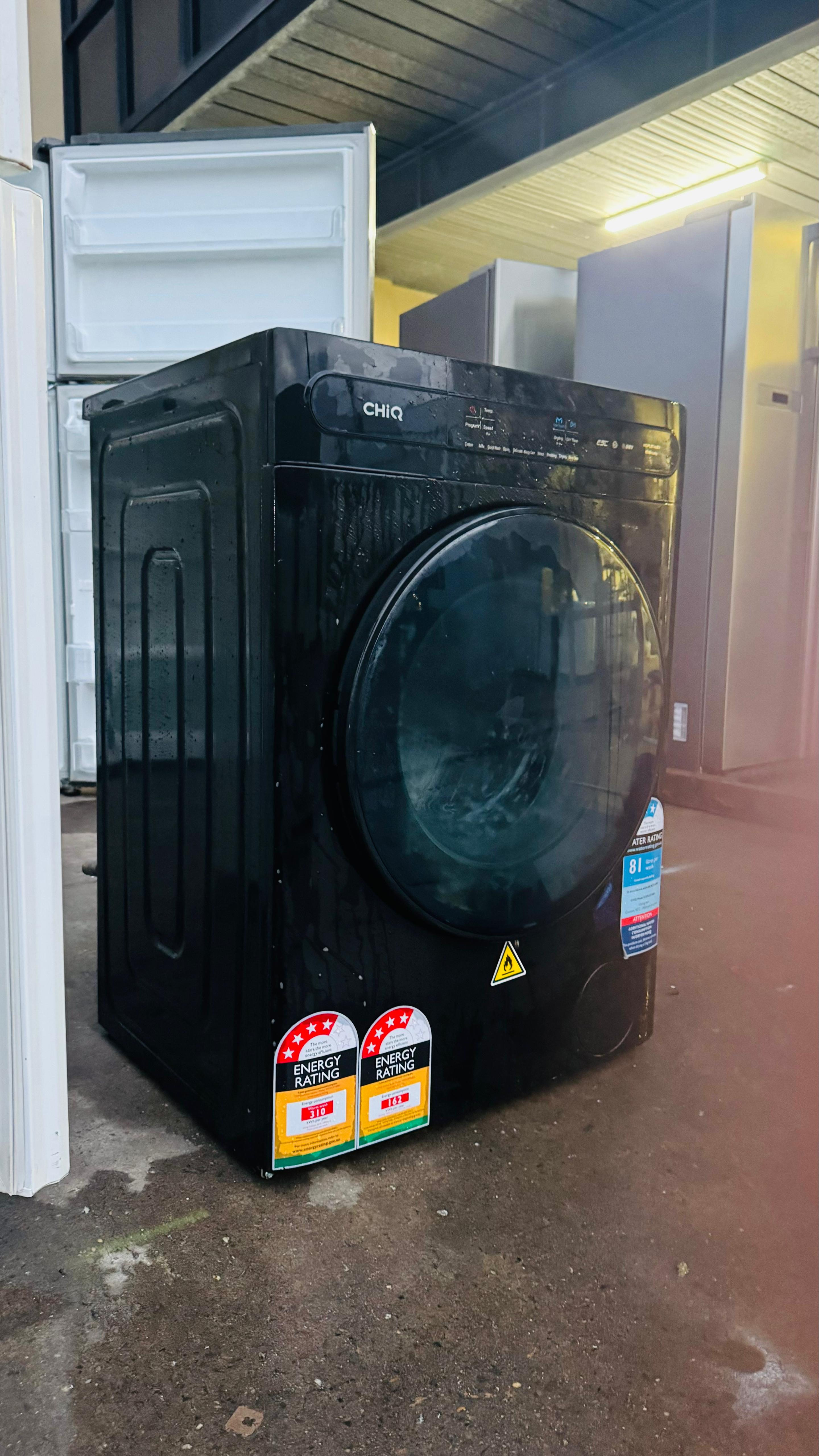 CHIQ 8 KGS FRONT LOADER WASHING MACHINE