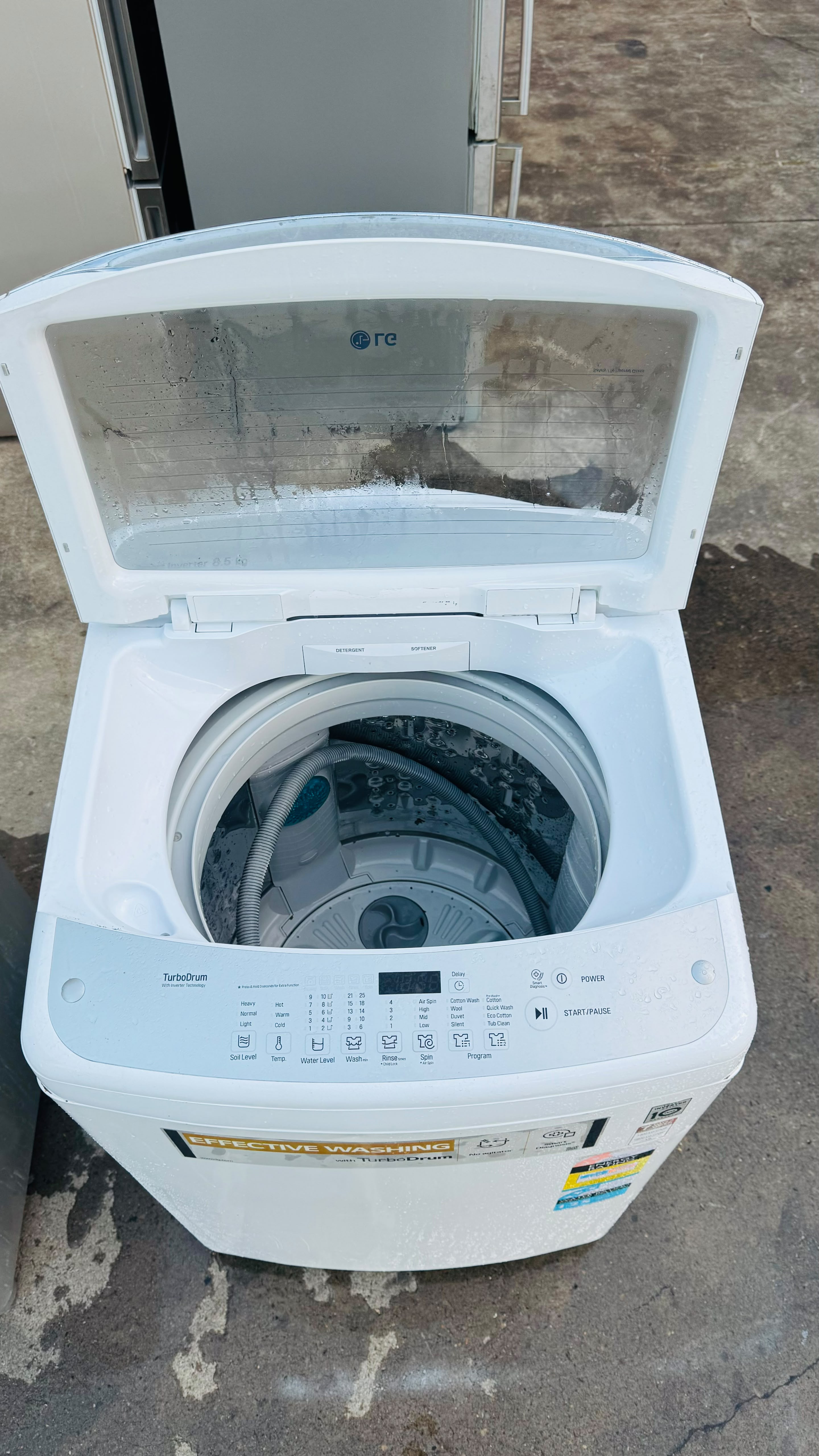 LG 8.5KGS TOP LOADER WASHING MACHINE