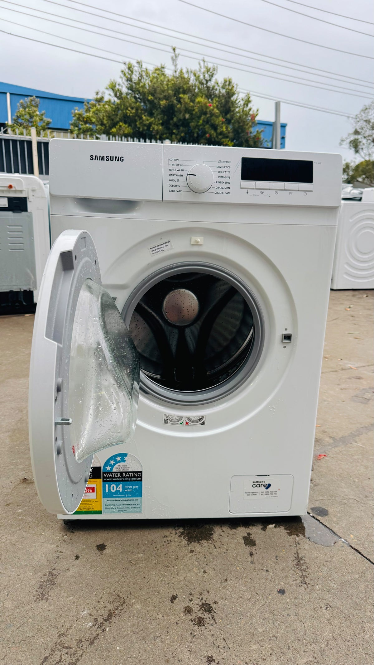SAMSUNG 8.5KGS FRONT LOADER WASHING MACHINE