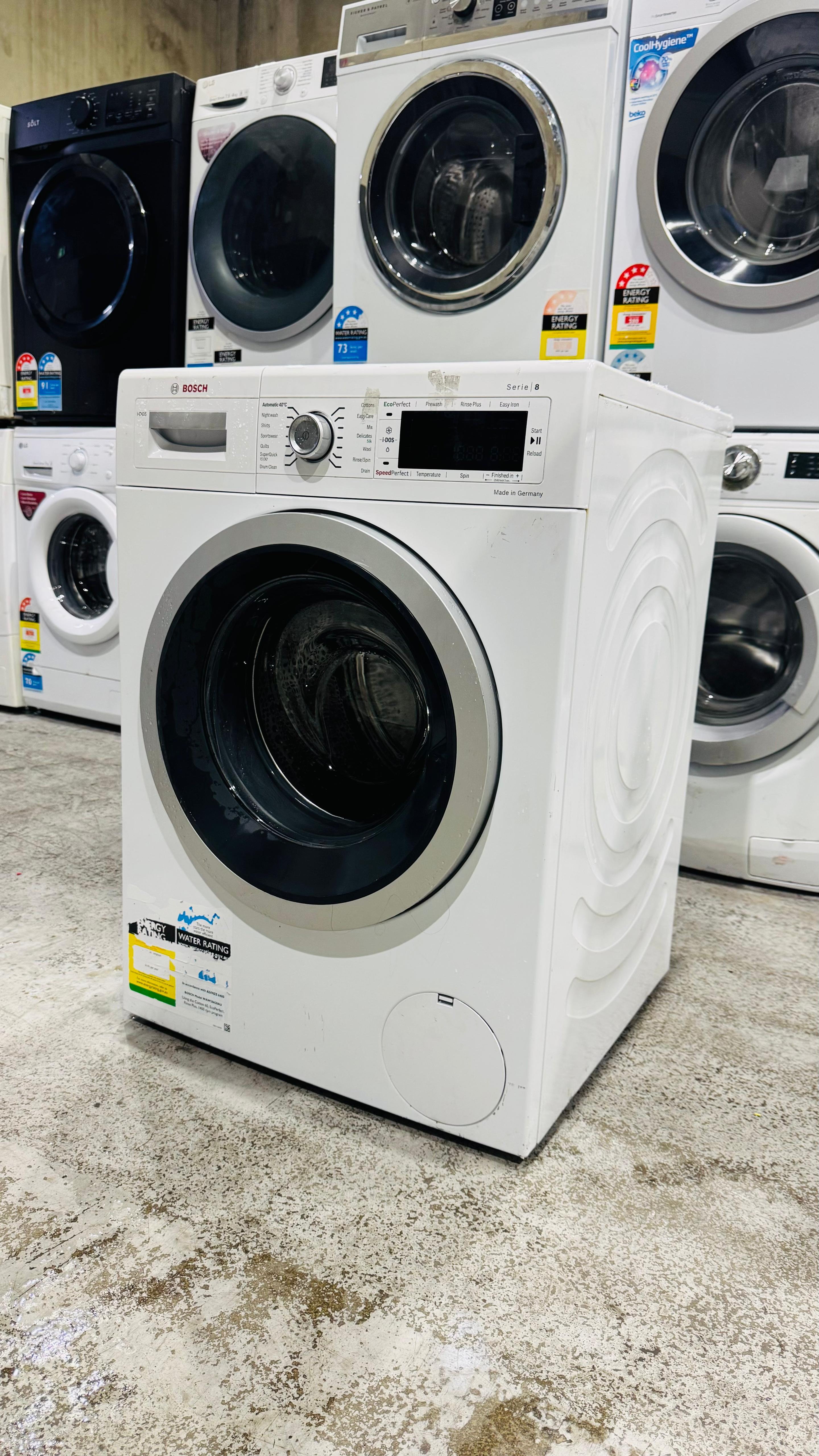 BOSCH 9 KGS FRONT LOADER WASHING MACHINE