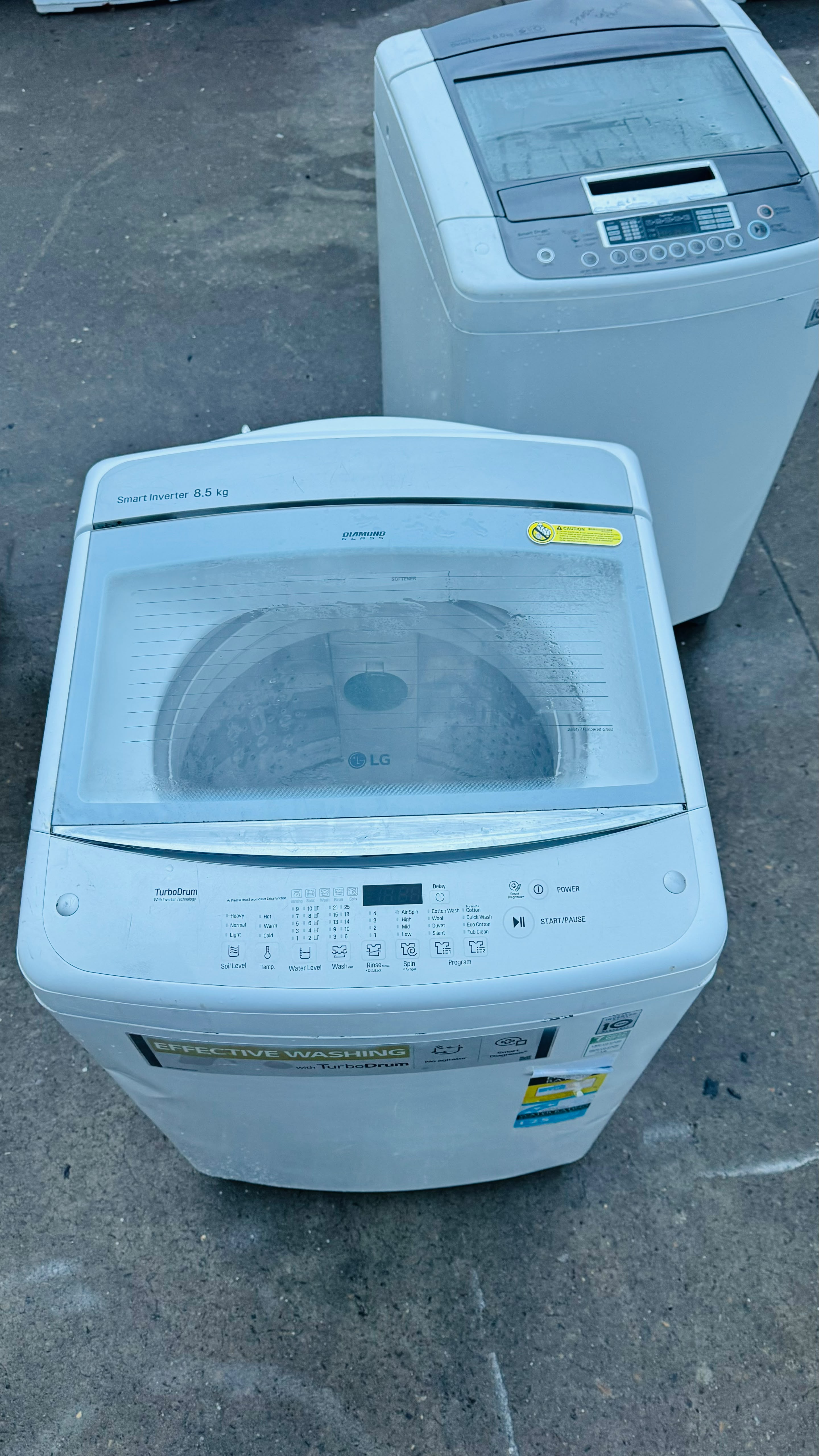 LG 8.5KGS TOP LOADER WASHING MACHINE