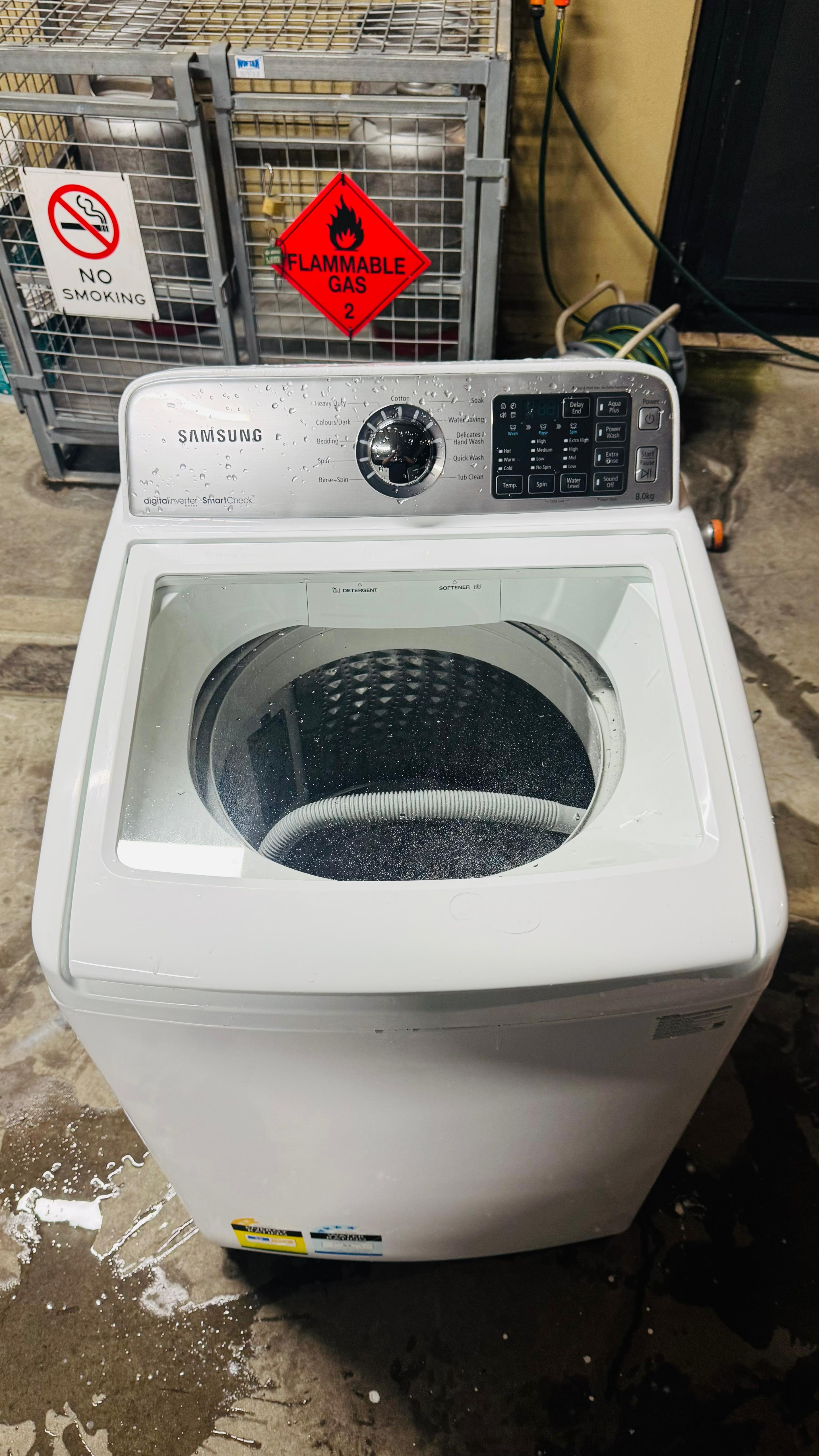 SAMSUNG 8 KGS TOP LOADER WASHING MACHINE