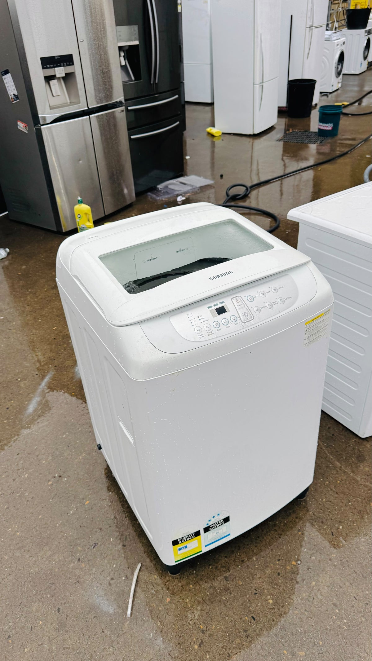 SAMSUNG 6.5KGS TOP LOADER WASHING MACHINE