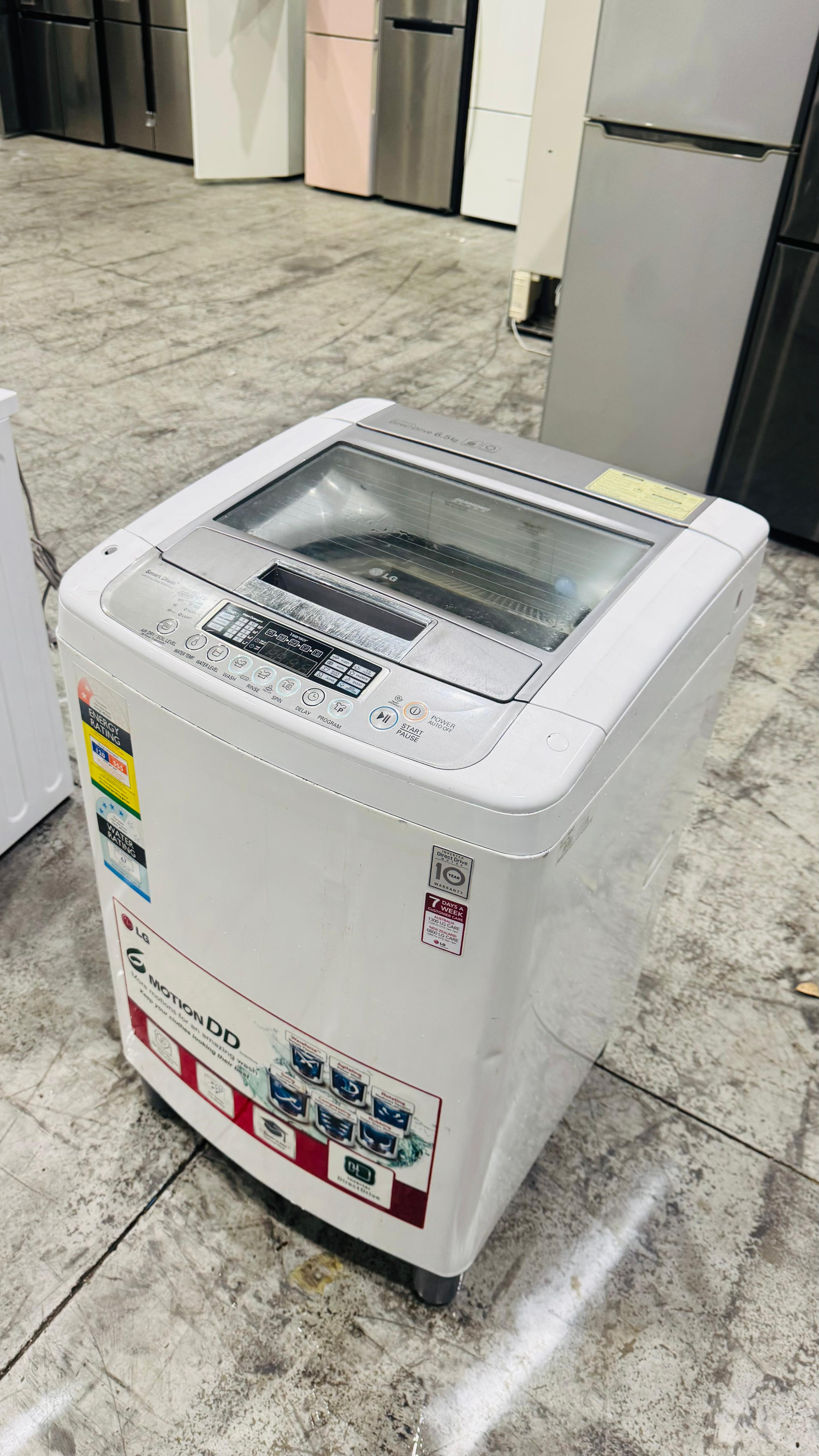 LG 6.5KGS TOP LOADER WASHING MACHINE