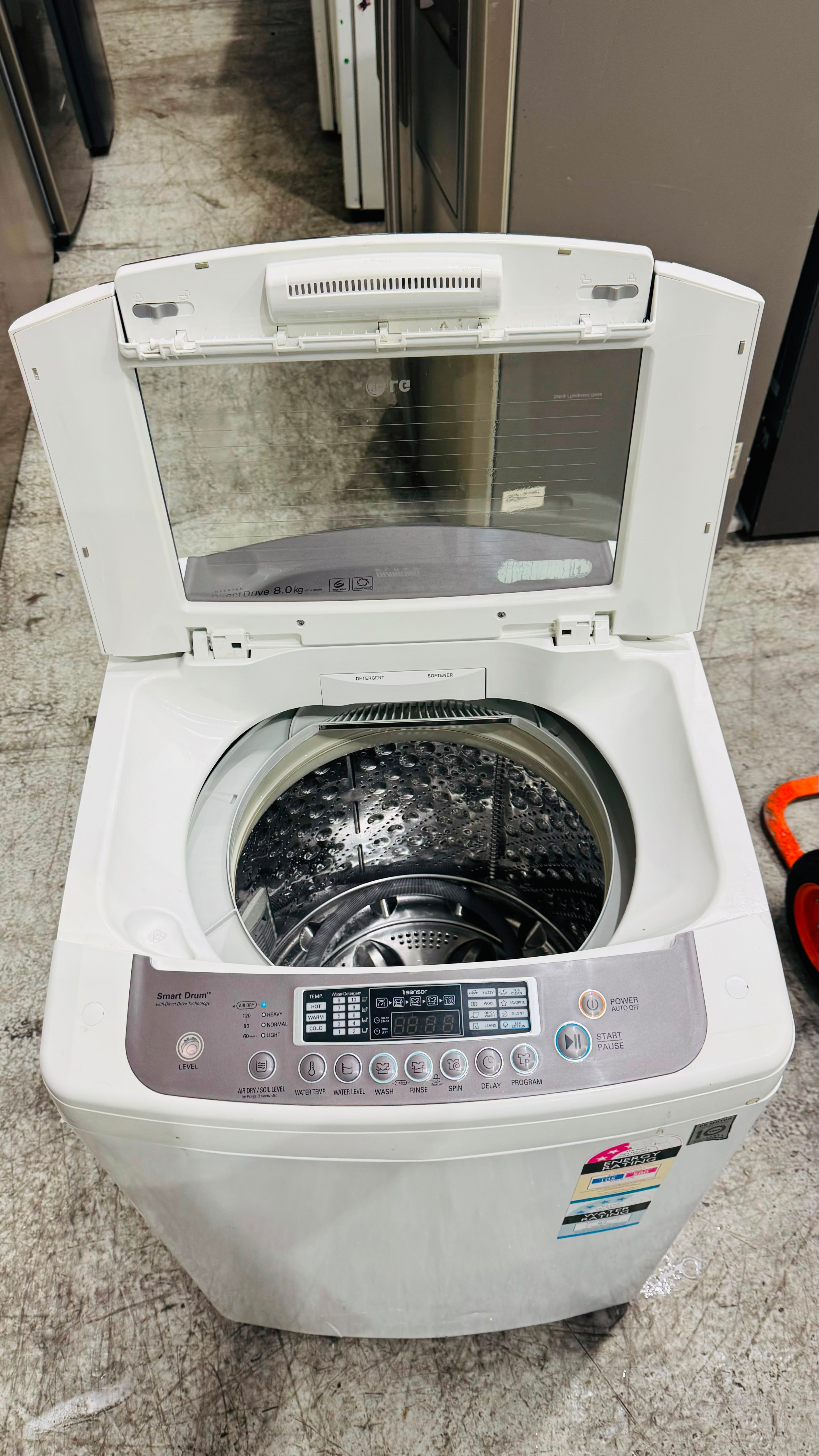 LG 8KGS TOP LOADER WASHING MACHINE