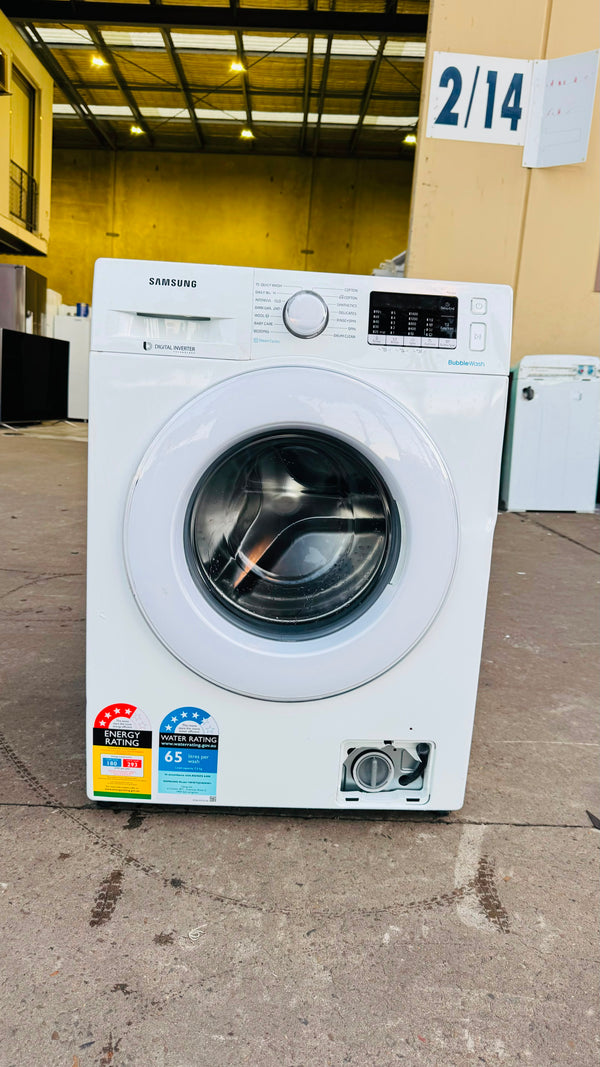 SAMSUNG 7.5KGS FRONT LOADER WASHING MACHINE